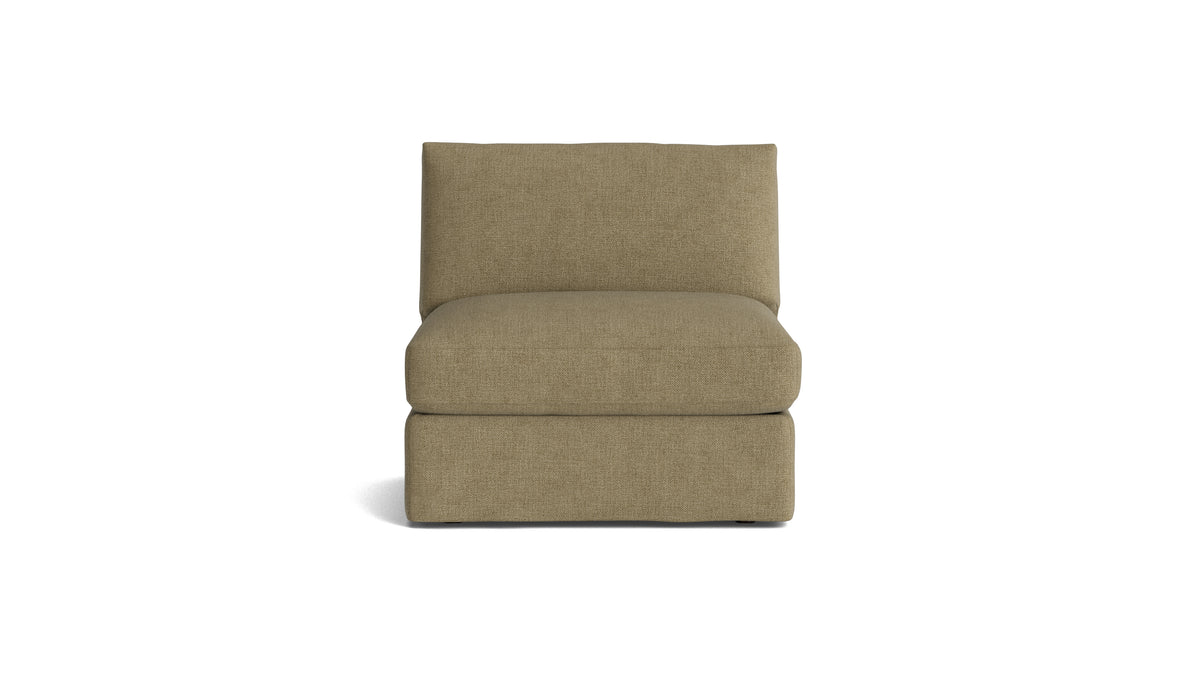 Slipcover - Get Together™ Armless Chair, Standard, Olive