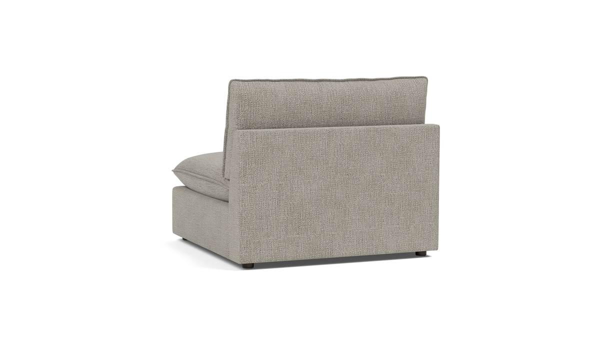 Chill Time Armless Chair, Oatmeal — alternate view