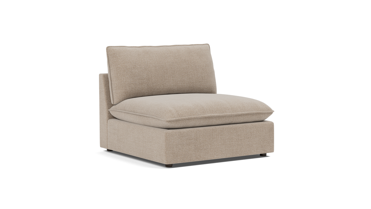 Chill Time Armless Chair, Champagne — alternate view