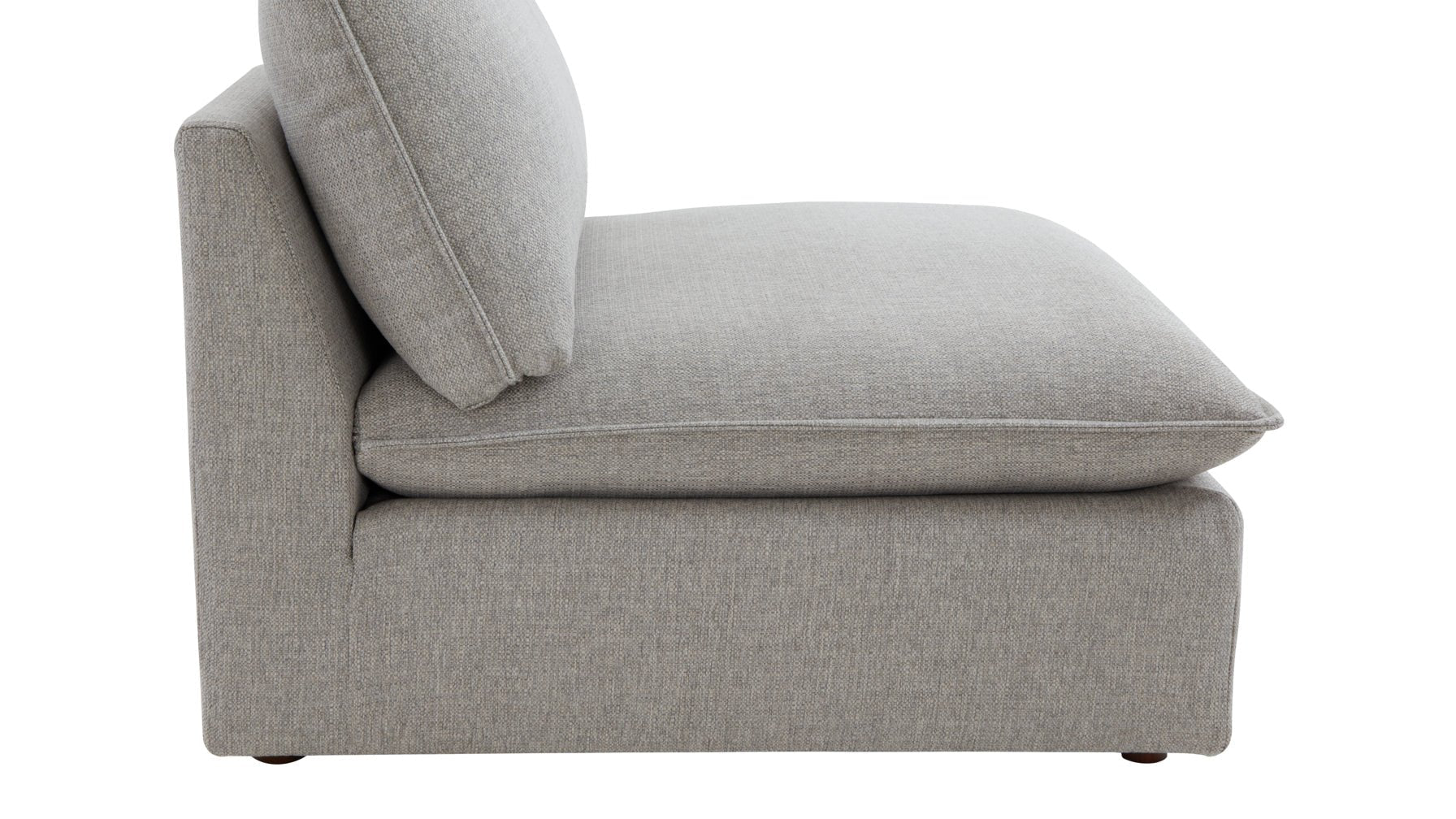 Chill Time Armless Chair, Heather