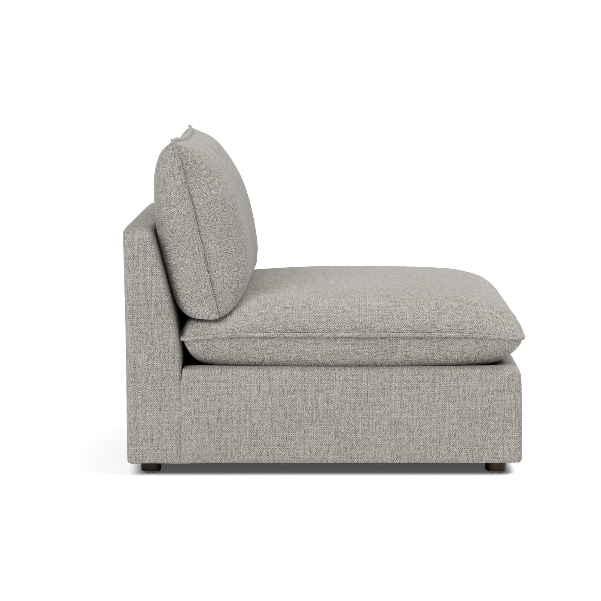 Chill Time Armless Chair, Heather