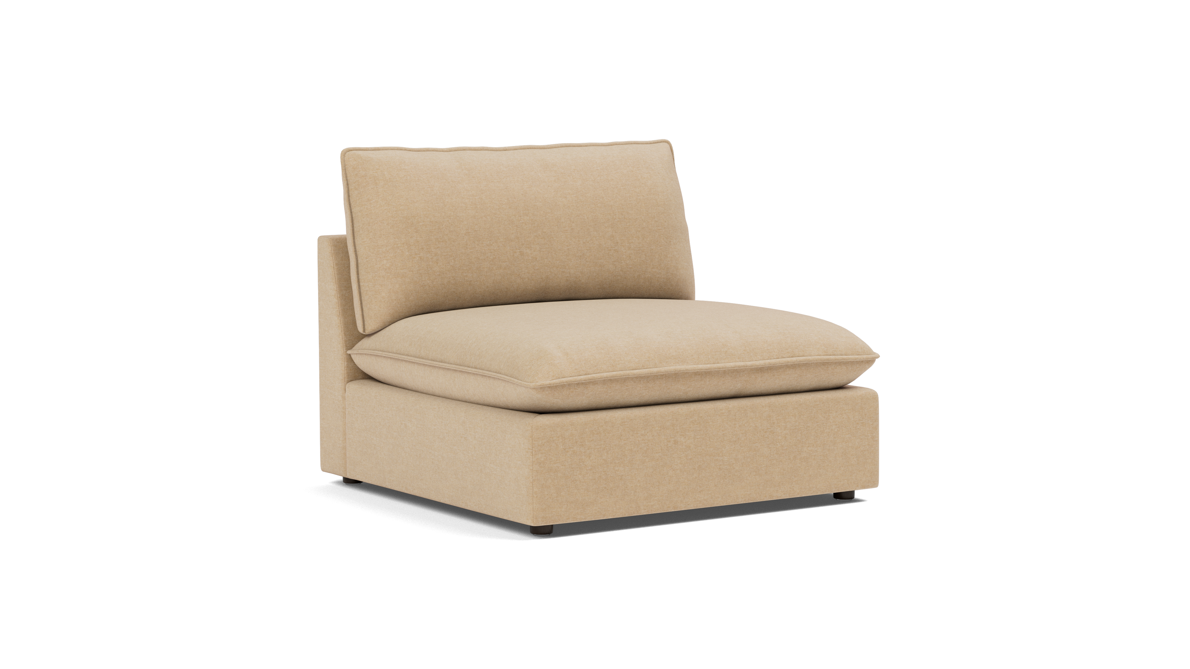 Chill Time Armless Chair, Hazelnut