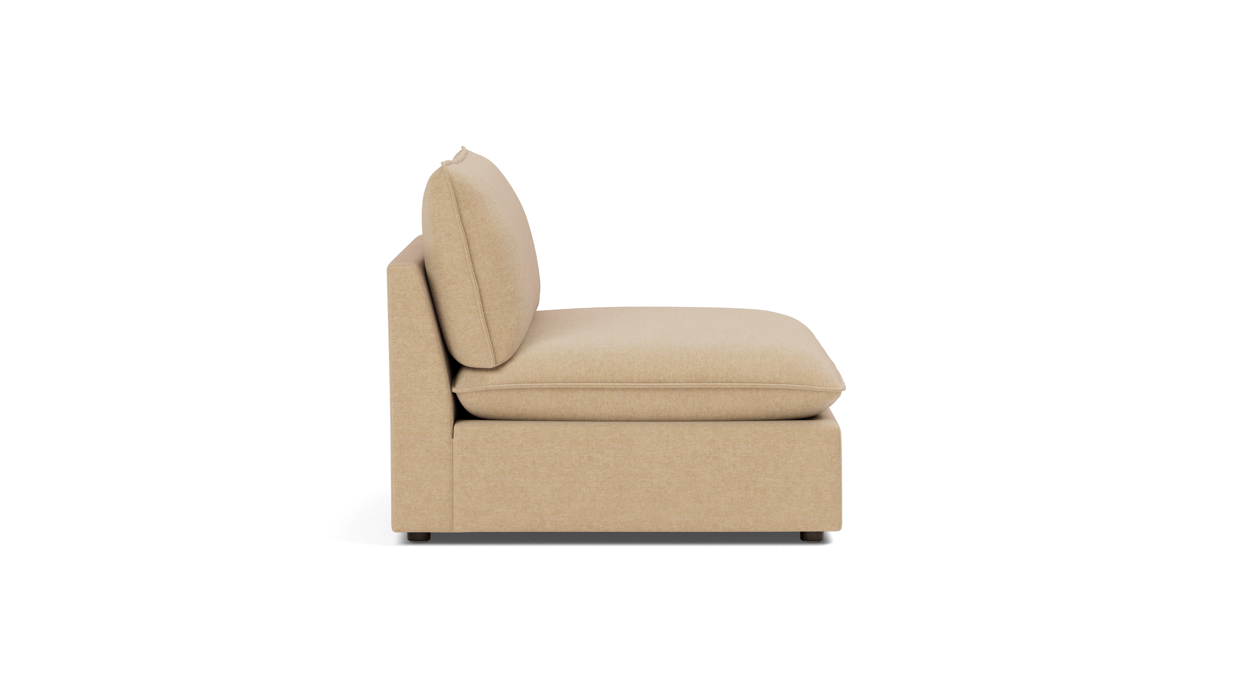 Chill Time Armless Chair, Hazelnut