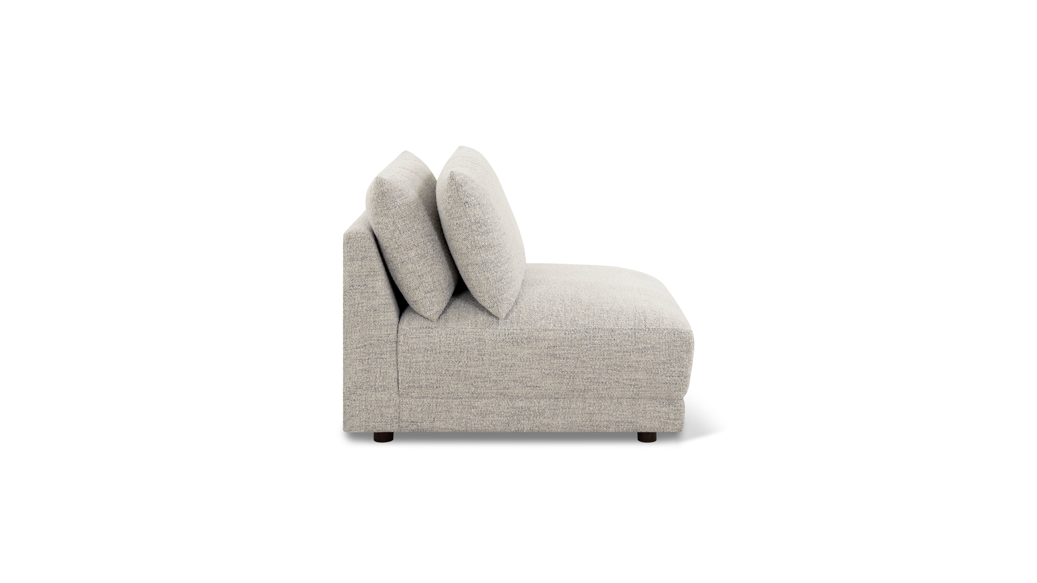 Soft Spot Armless Chair, Oatmeal