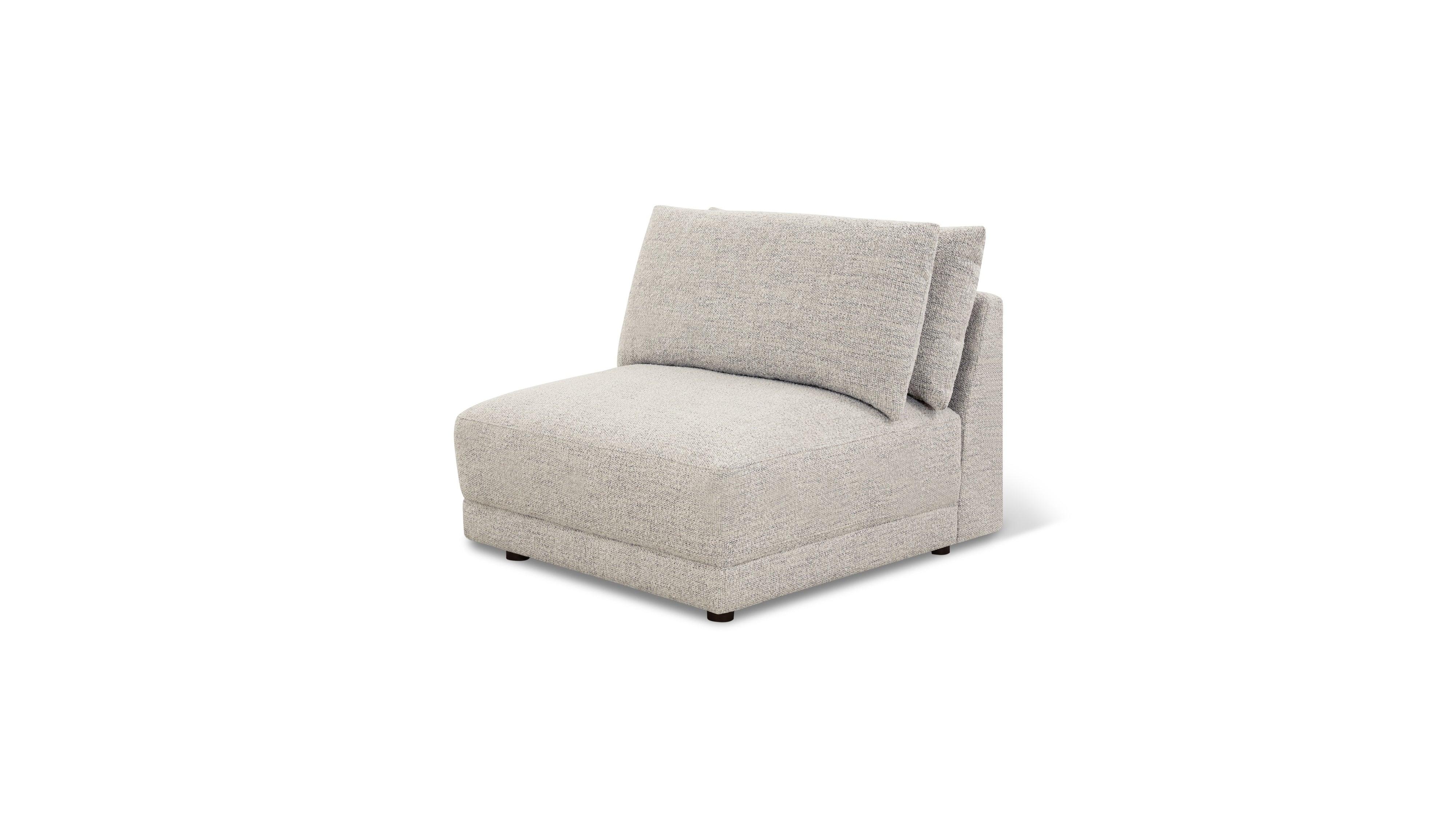 Soft Spot Armless Chair, Oatmeal