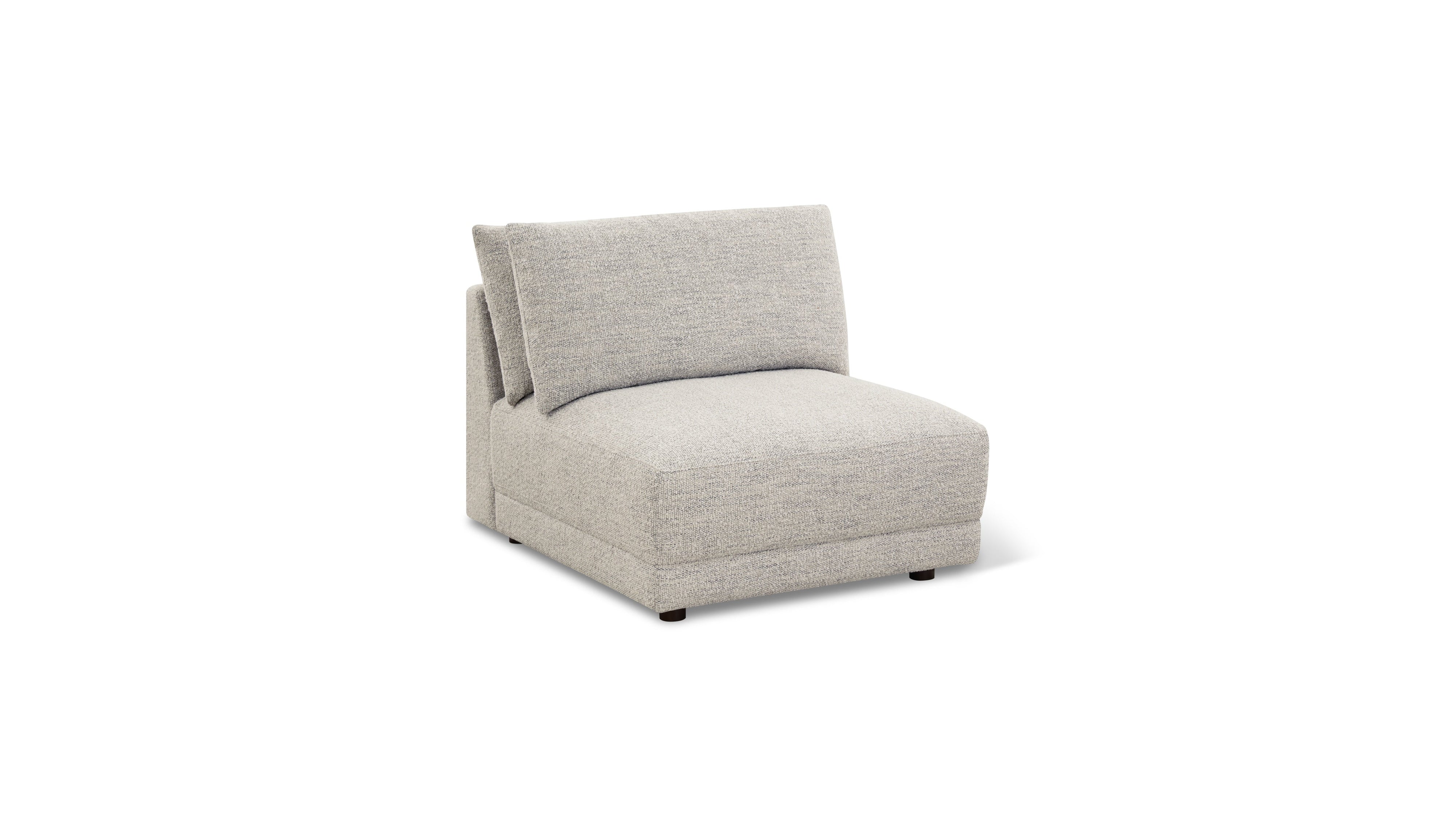 Soft Spot Armless Chair, Oatmeal