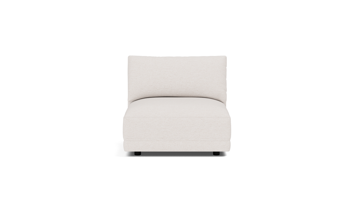 Soft Spot Armless Chair, Nomad Snow