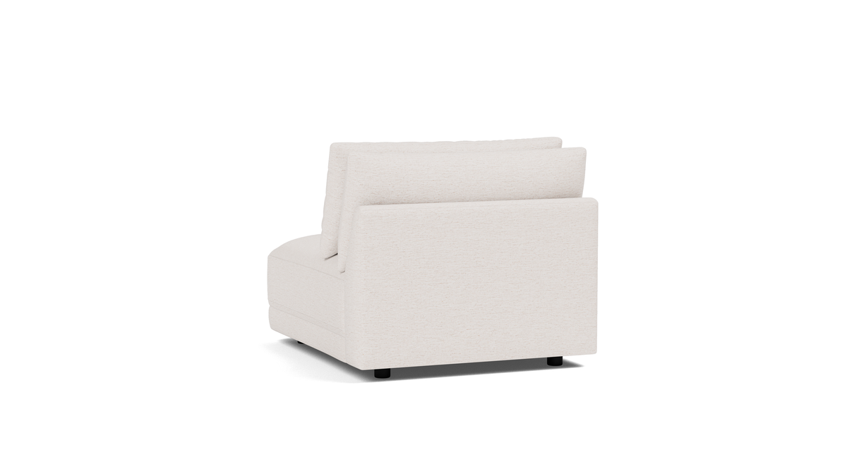 Soft Spot Armless Chair, Nomad Snow — alternate view
