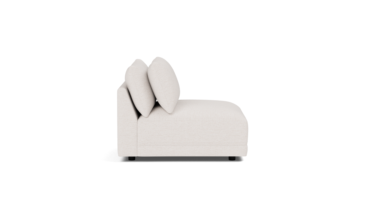 Soft Spot Armless Chair, Nomad Snow