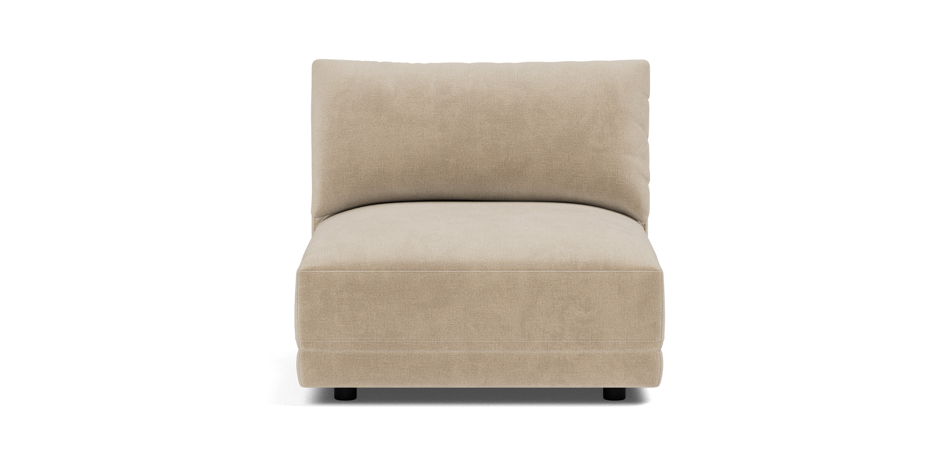 Soft Spot Armless Chair, Cashew_image