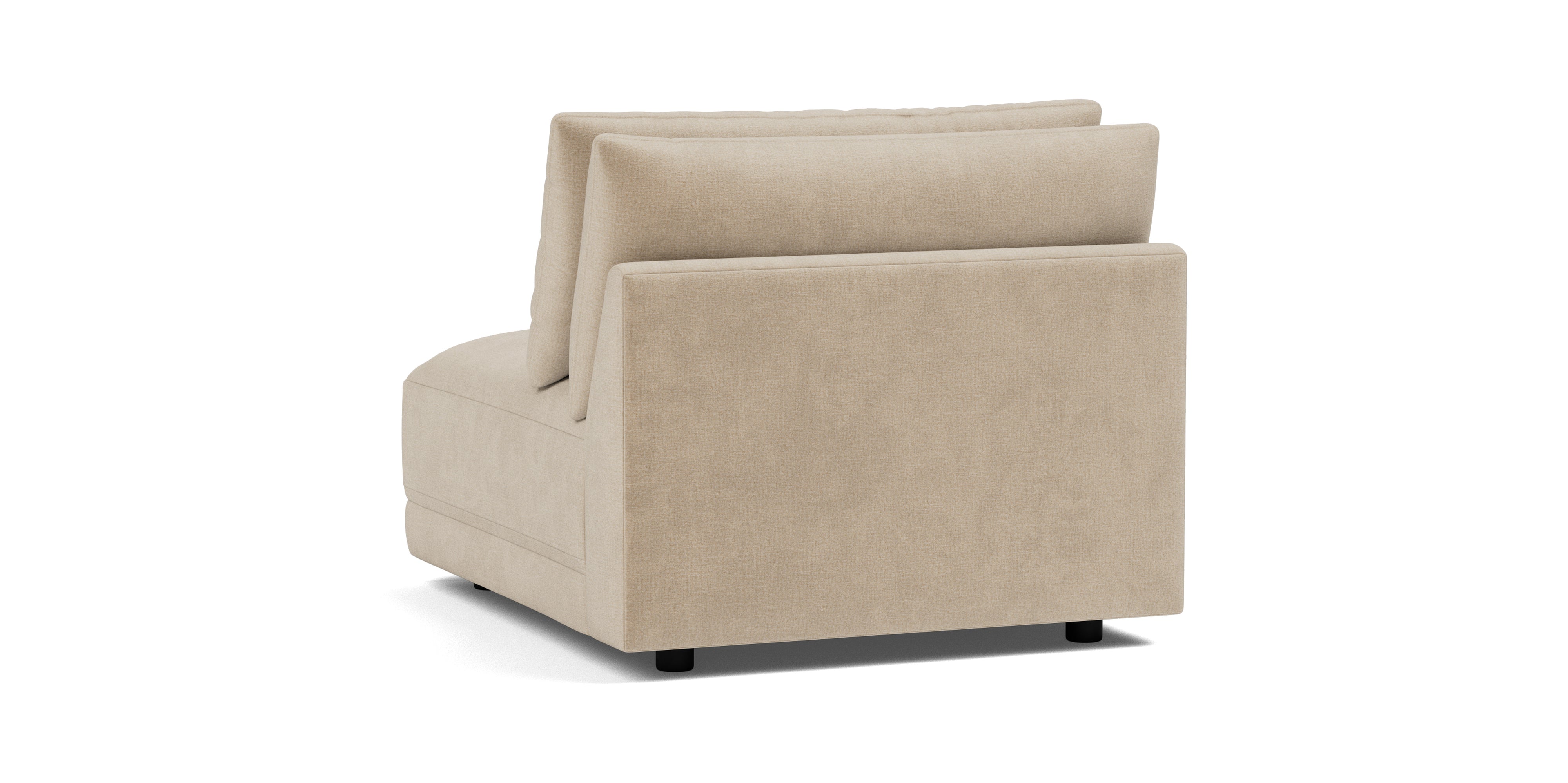 Soft Spot Armless Chair, Cashew