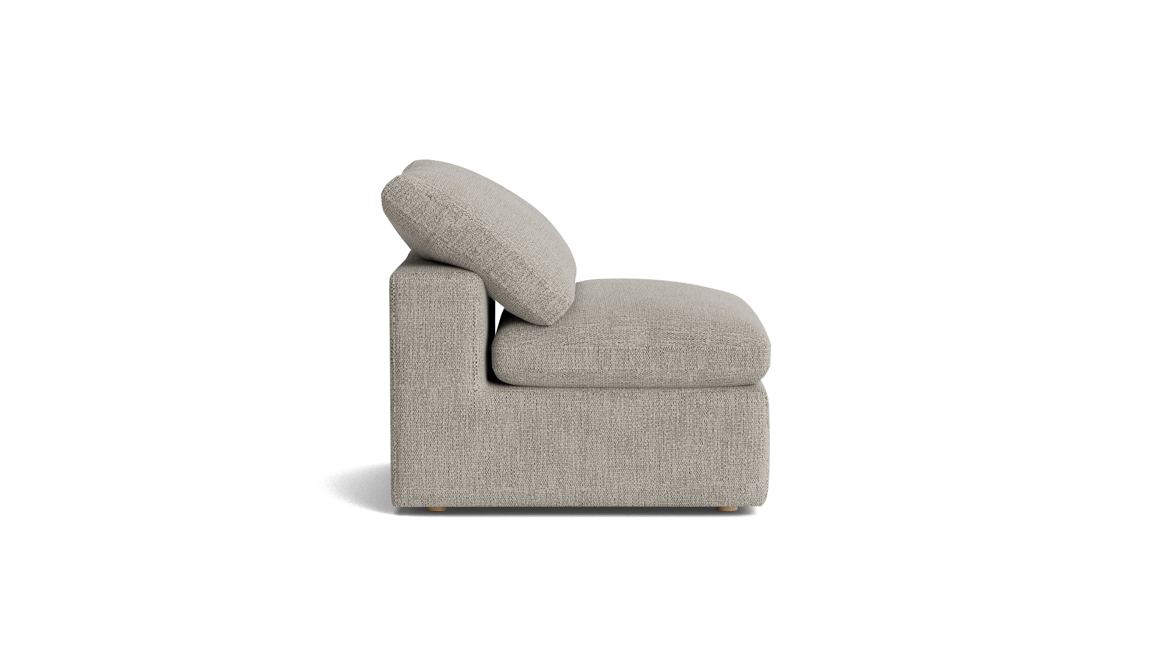 Movie Night™ Armless Chair, Large, Oatmeal