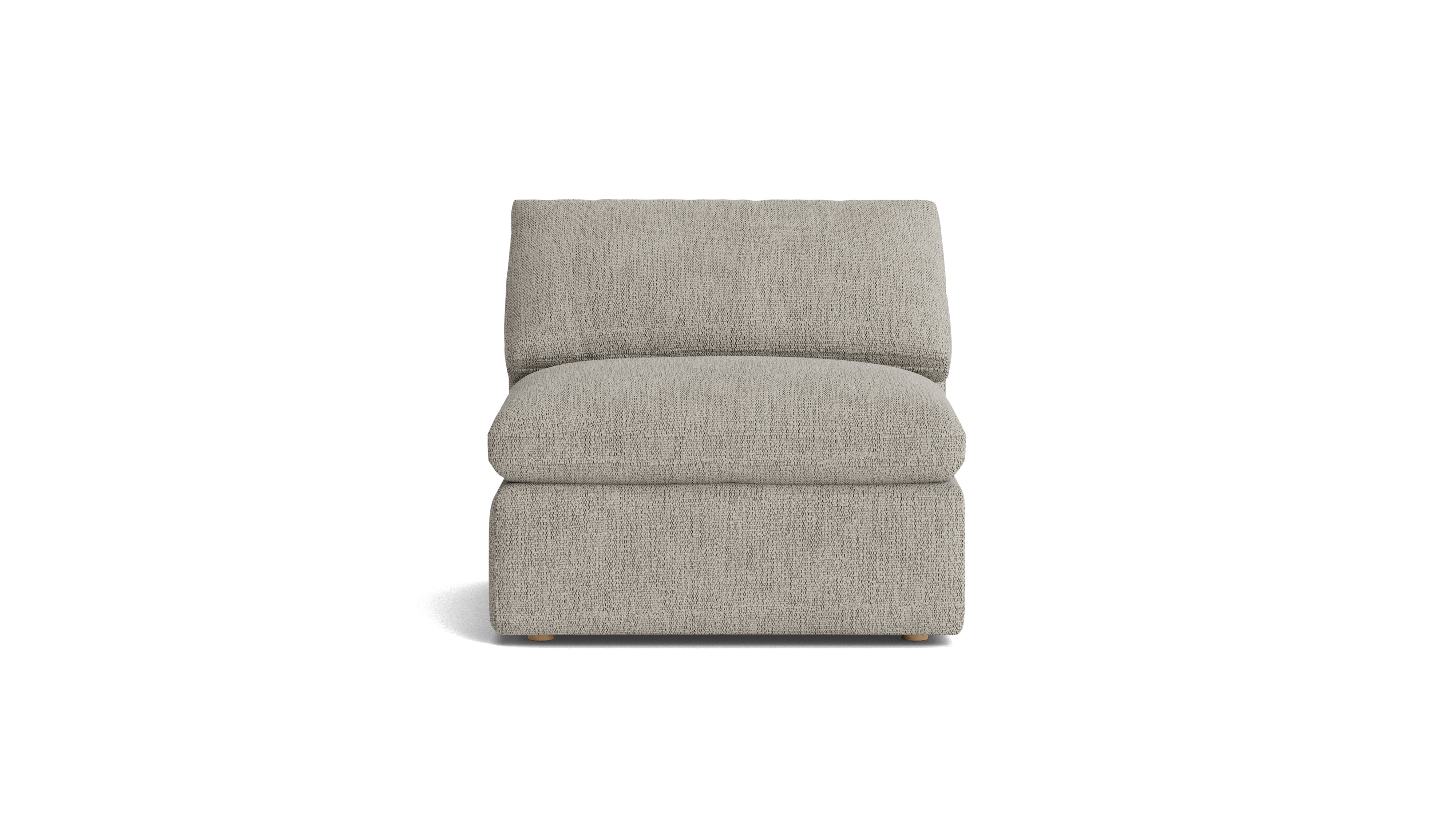 Movie Night™ Armless Chair, Large, Oatmeal
