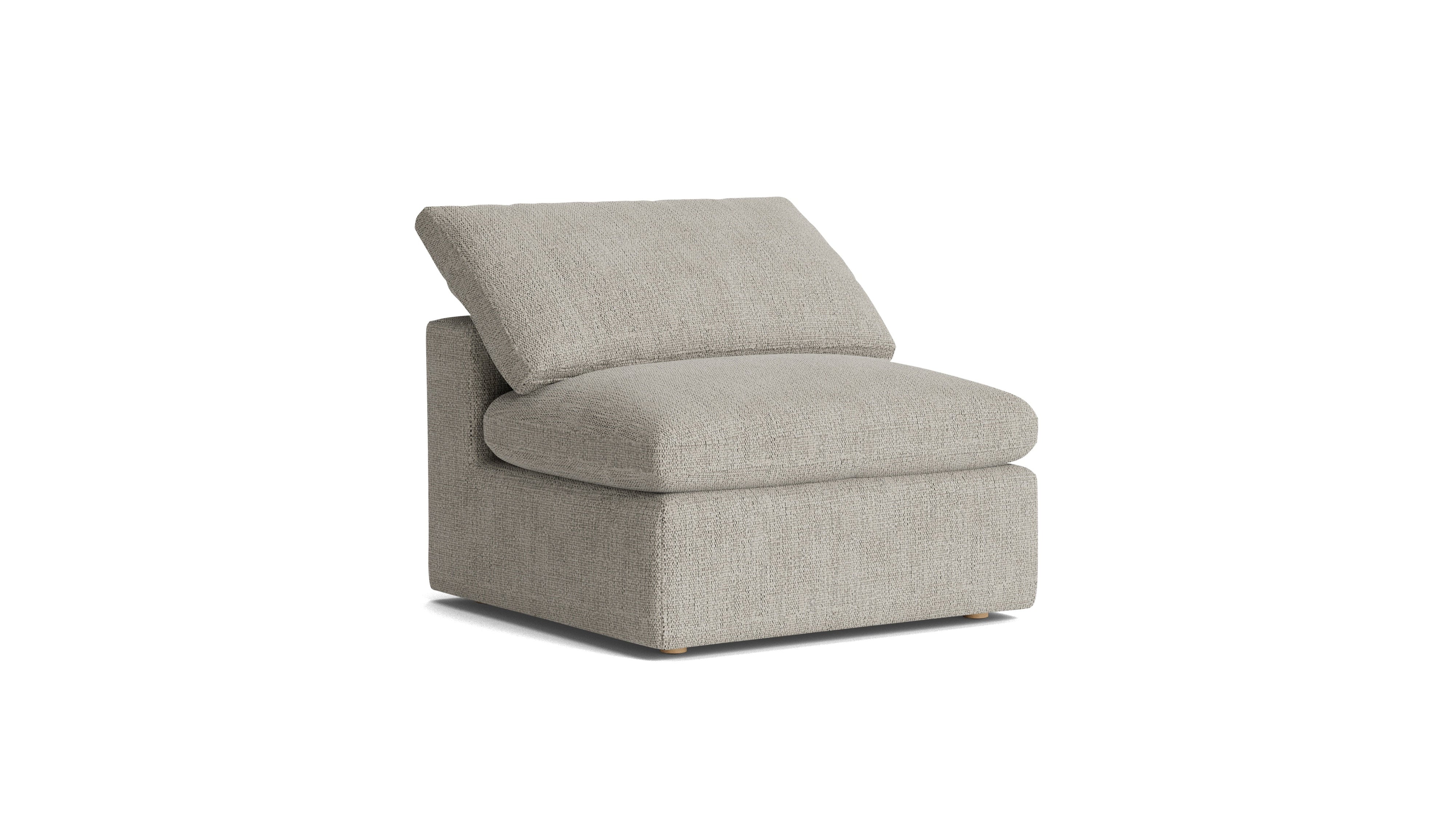 Movie Night™ Armless Chair, Large, Oatmeal