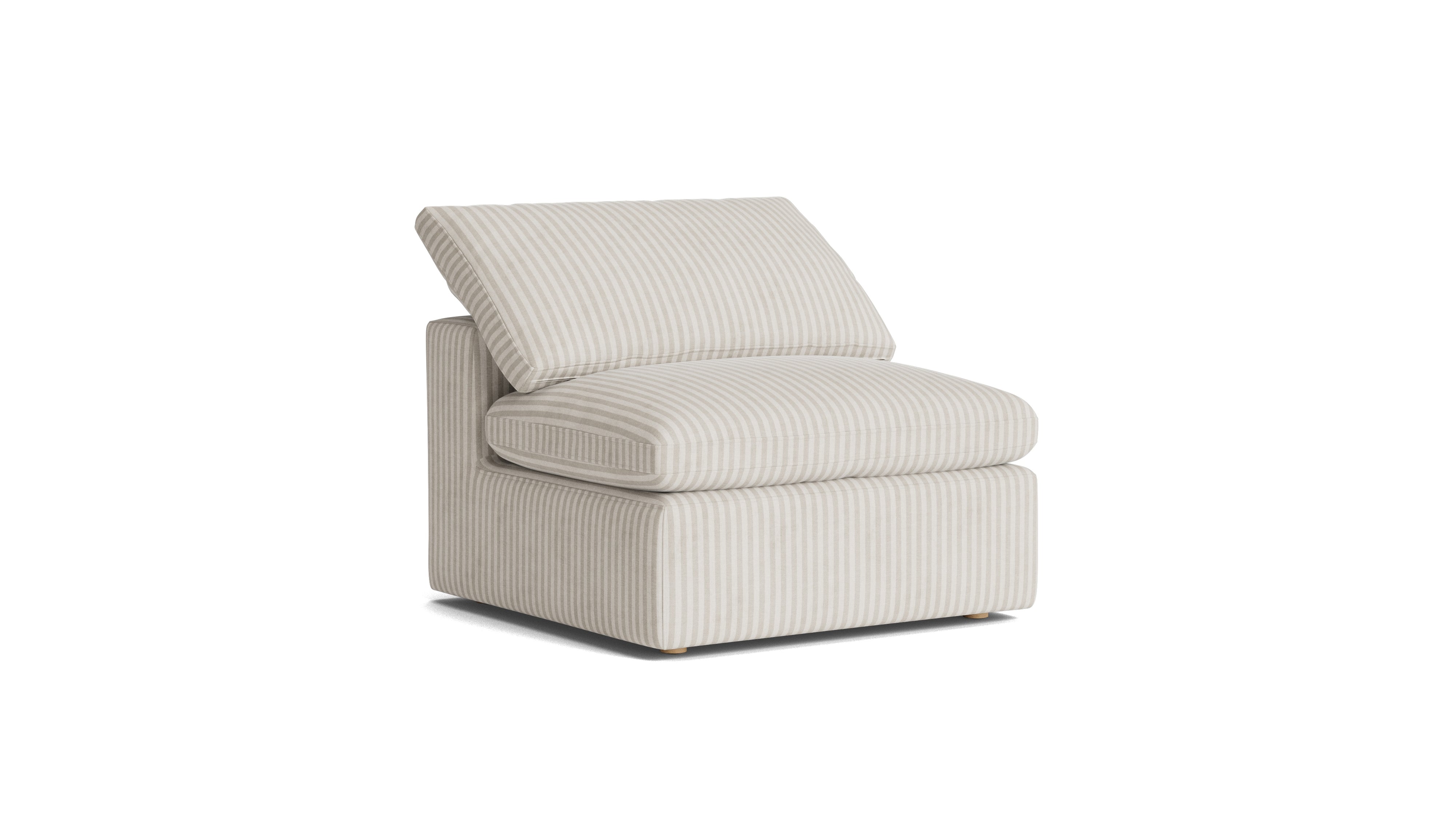 Movie Night™ Armless Chair, Large, Newport Stripe