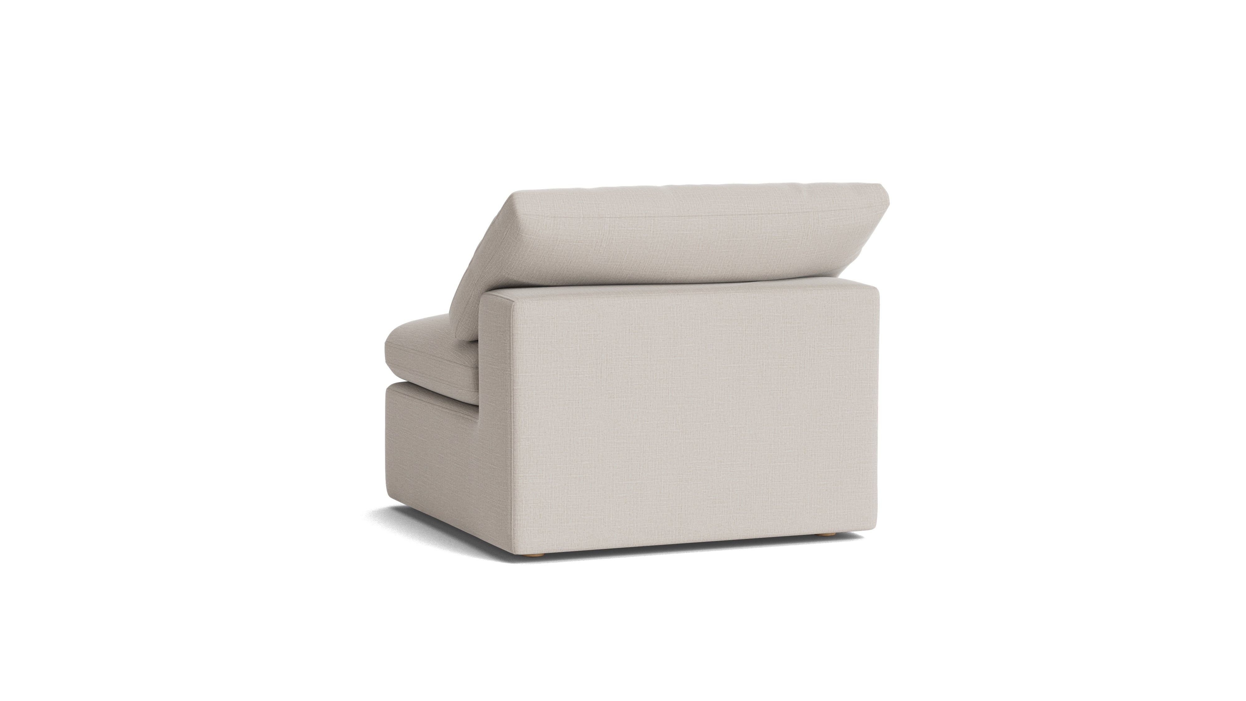 Movie Night™ Armless Chair, Large, Clay