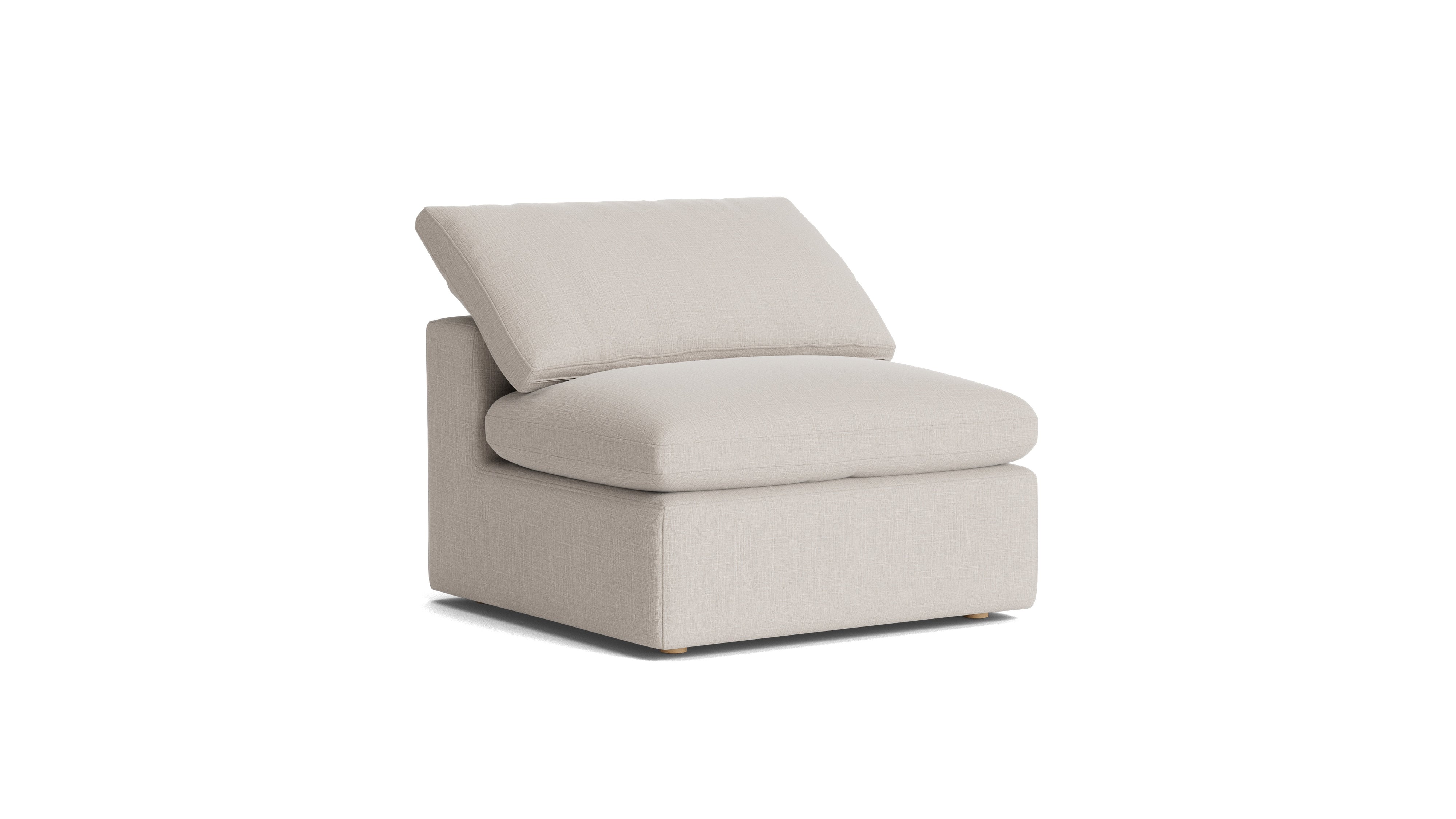 Movie Night™ Armless Chair, Large, Clay