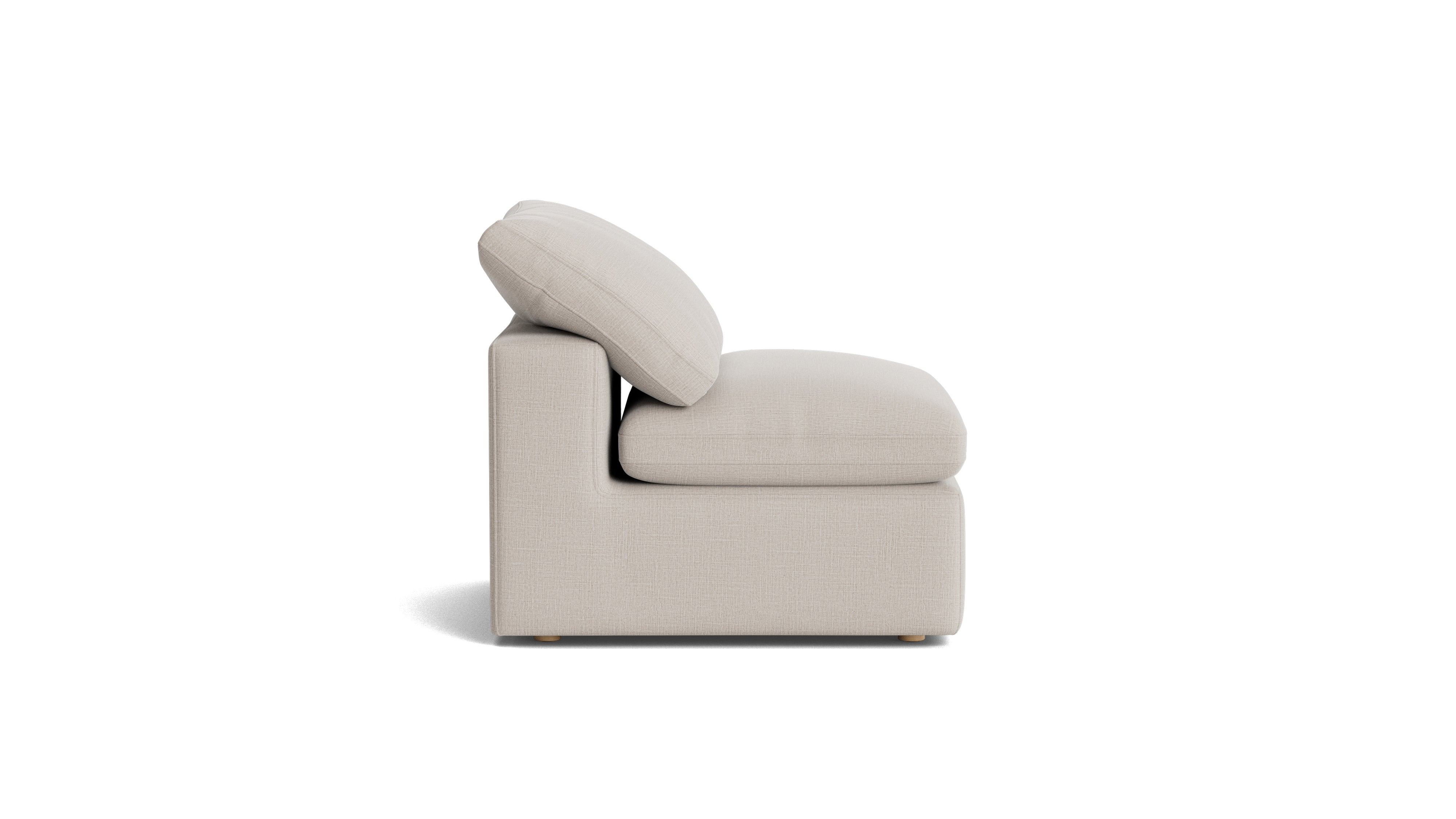 Movie Night™ Armless Chair, Large, Clay