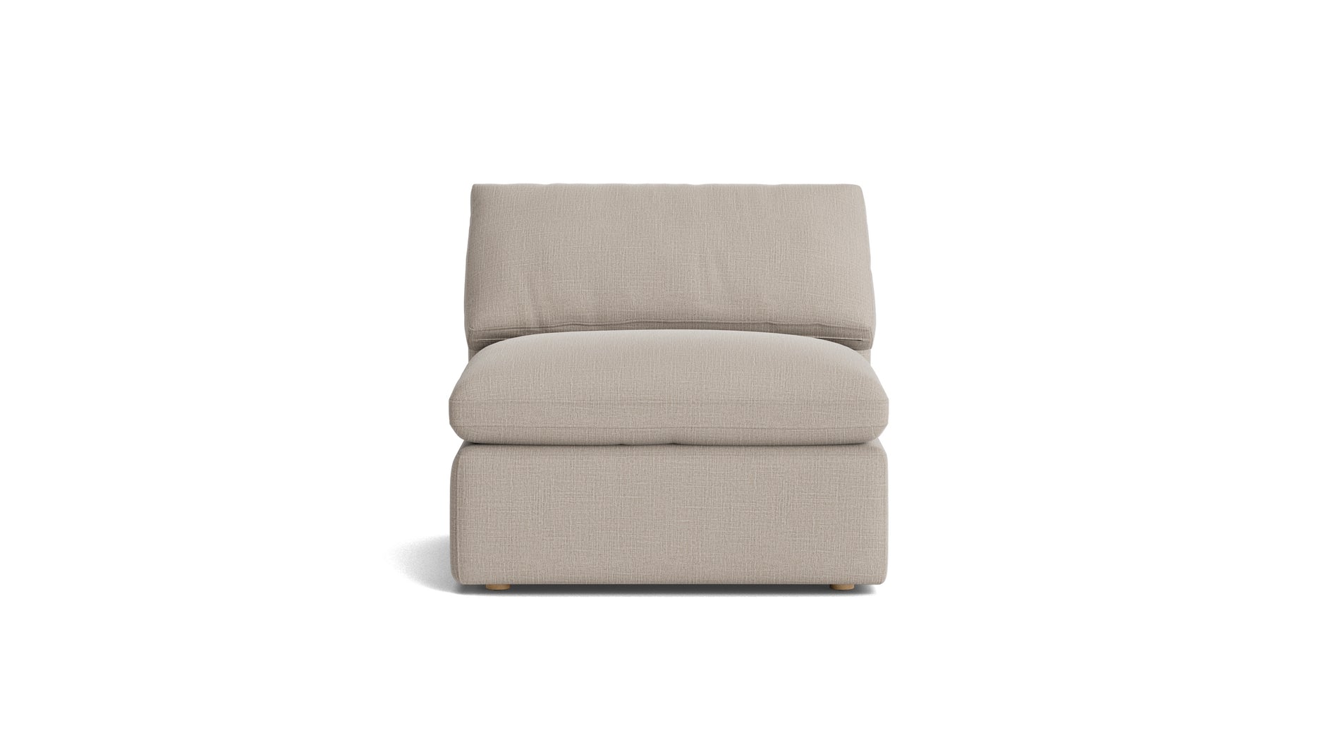 Movie Night™ Armless Chair, Large, Light Pebble_image