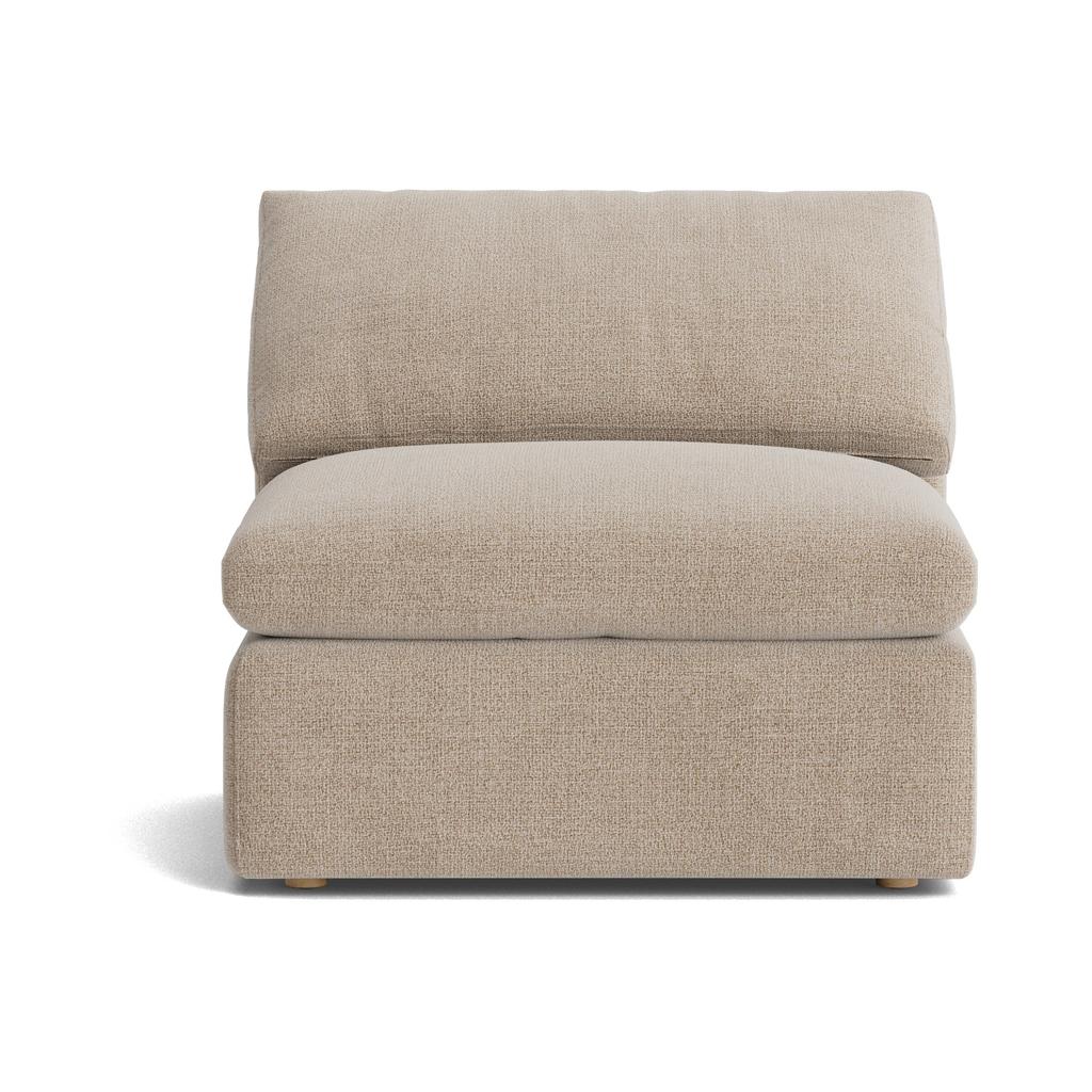 Movie Night™ Armless Chair, Large, Champagne