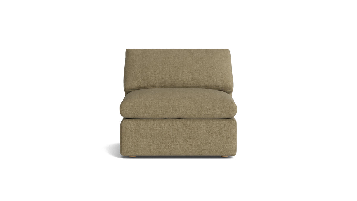 Movie Night™ Armless Chair, Large, Olive