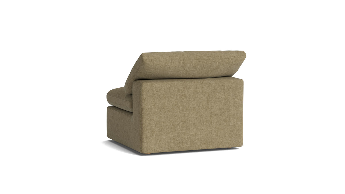 Movie Night™ Armless Chair, Large, Olive