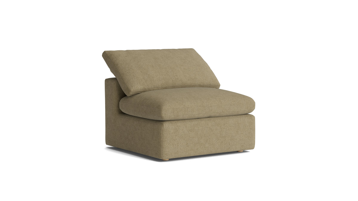 Movie Night™ Armless Chair, Large, Olive