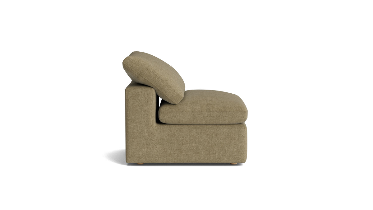 Movie Night™ Armless Chair, Large, Olive