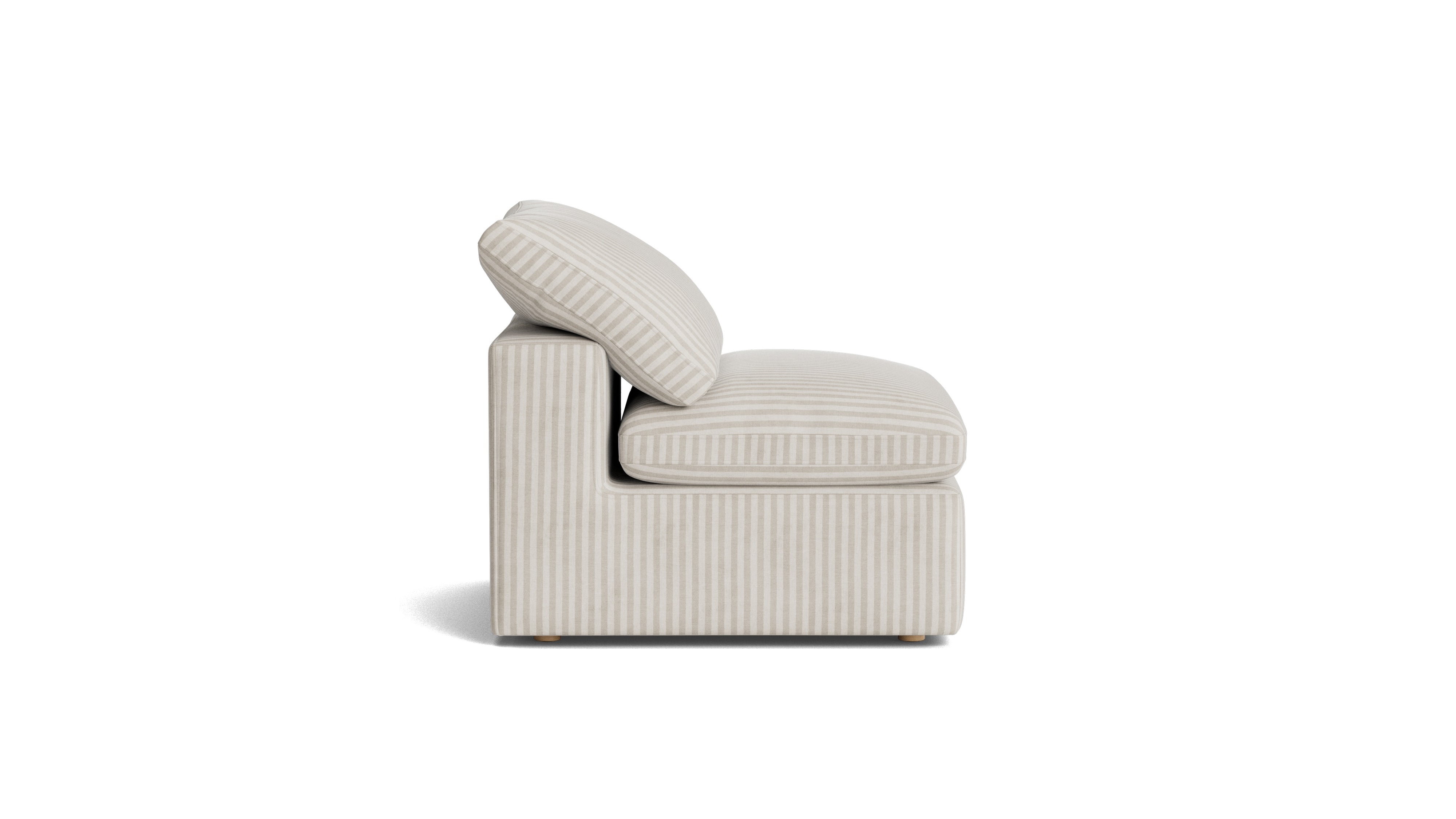 Movie Night™ Armless Chair, Standard, Newport Stripe