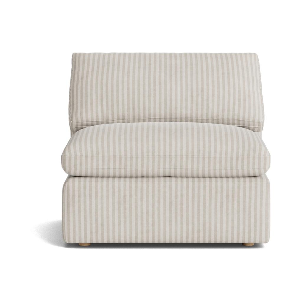 Movie Night™ Armless Chair, Standard, Newport Stripe