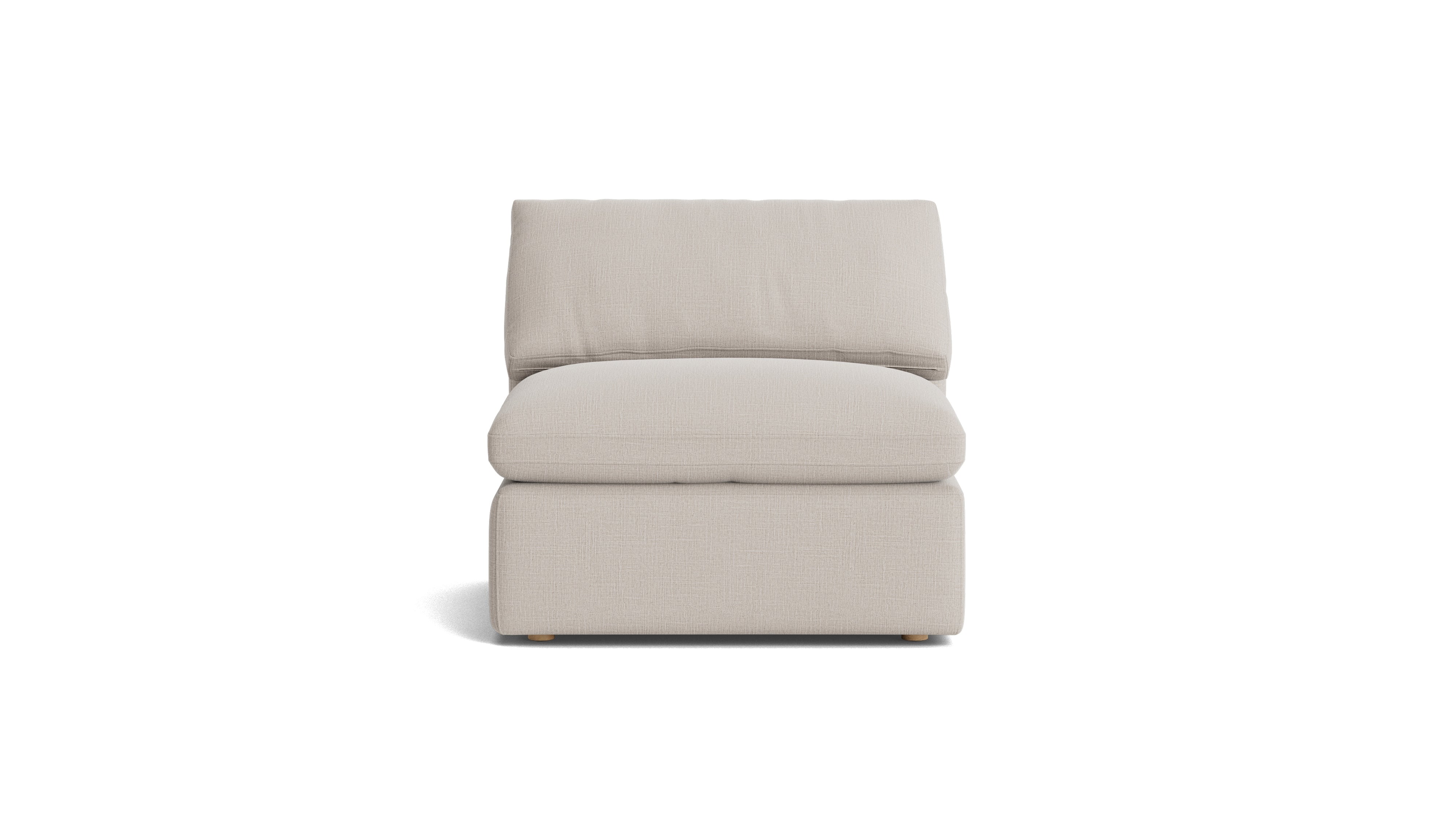 Movie Night™ Armless Chair, Standard, Clay
