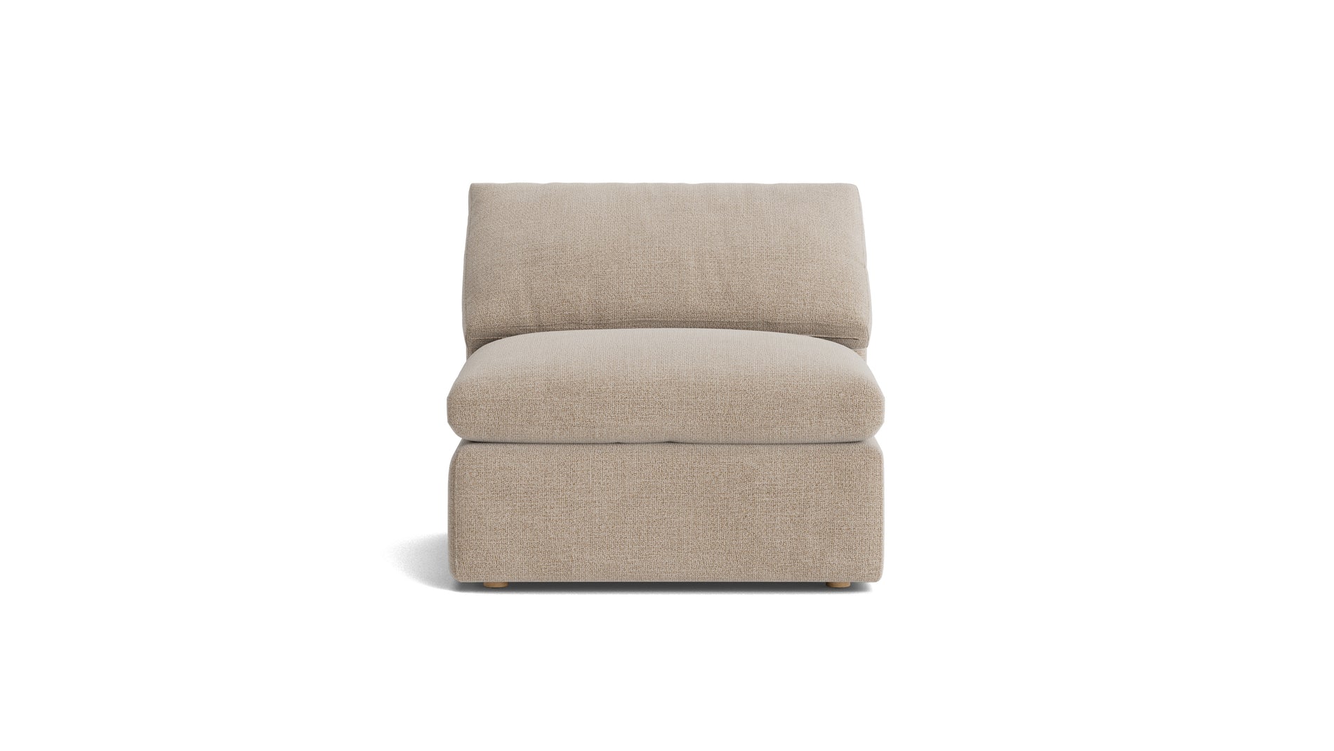 Movie Night™ Armless Chair, Standard, Champagne_image