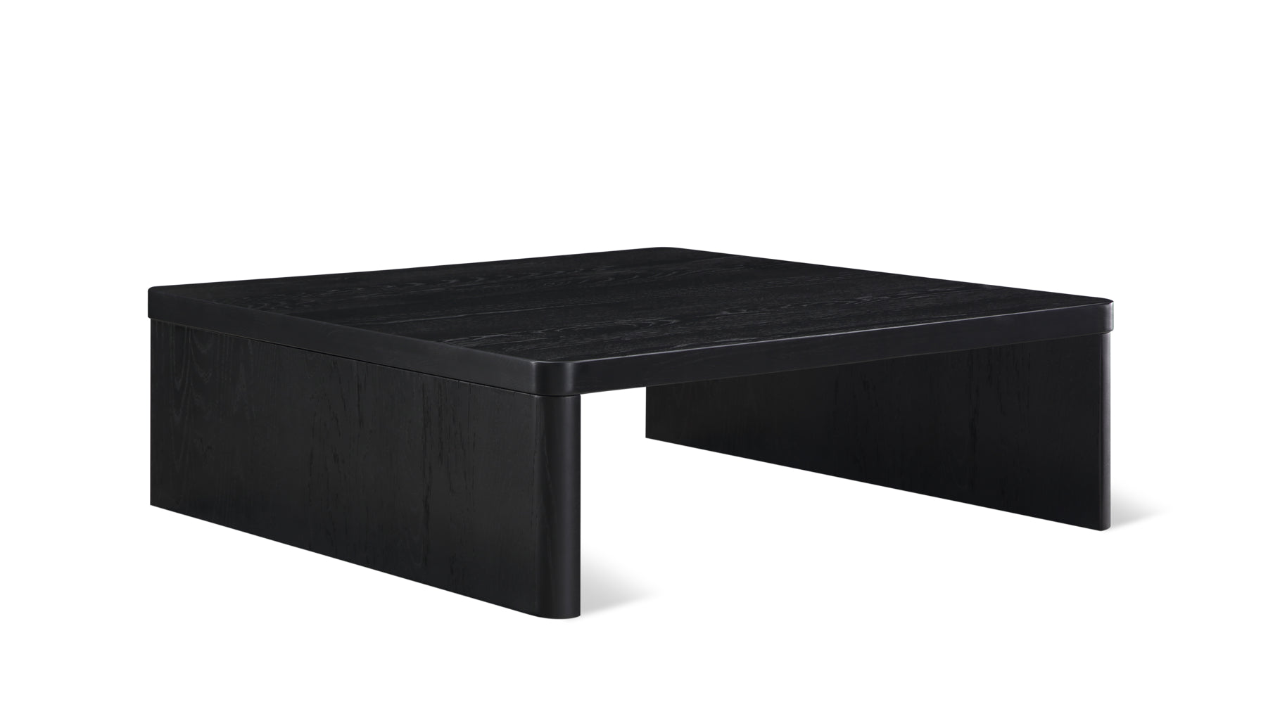 Form Coffee Table, Square, Black Oak - Image 1
