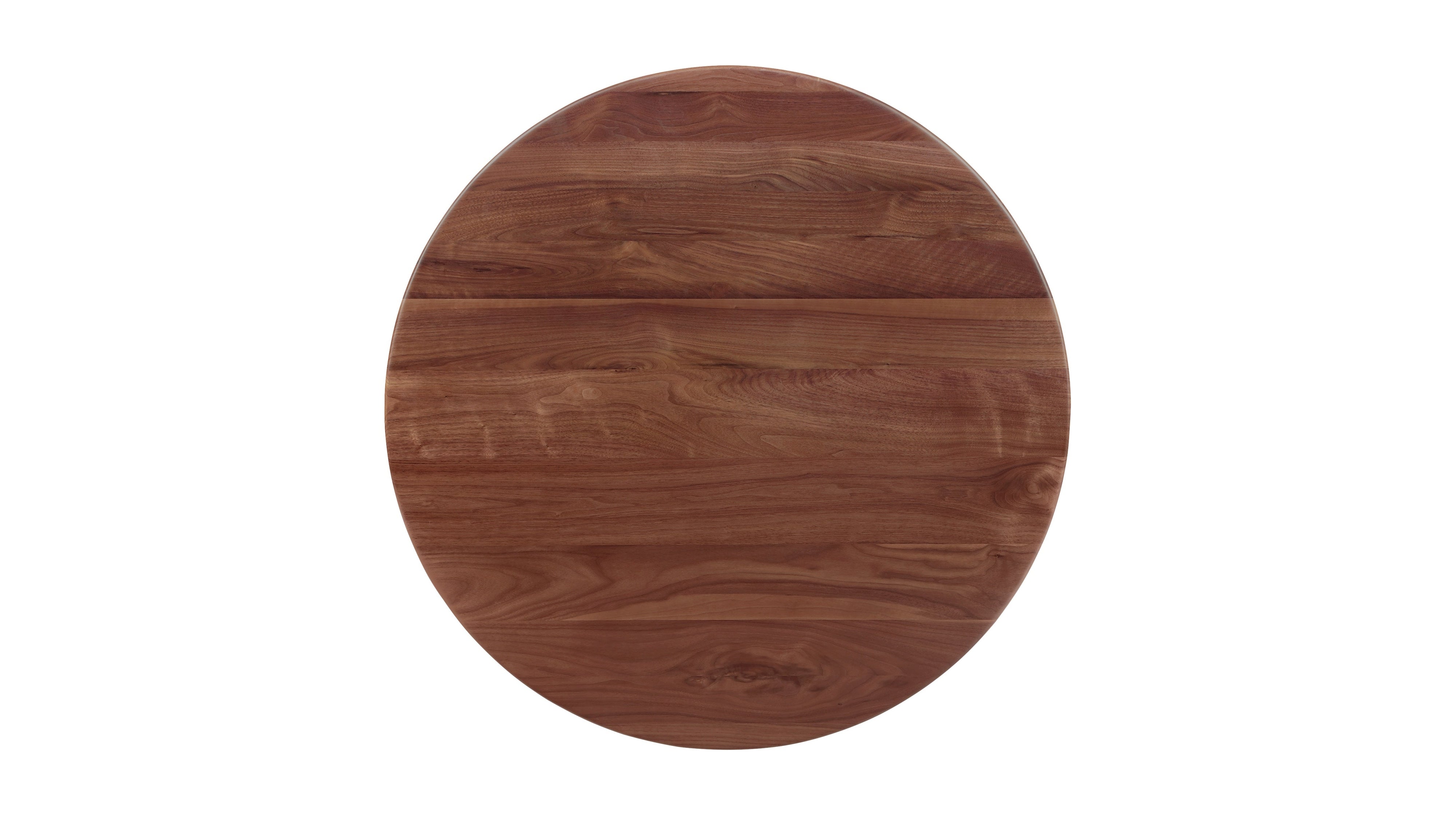 Frame Round Coffee Table, Regular, American Walnut