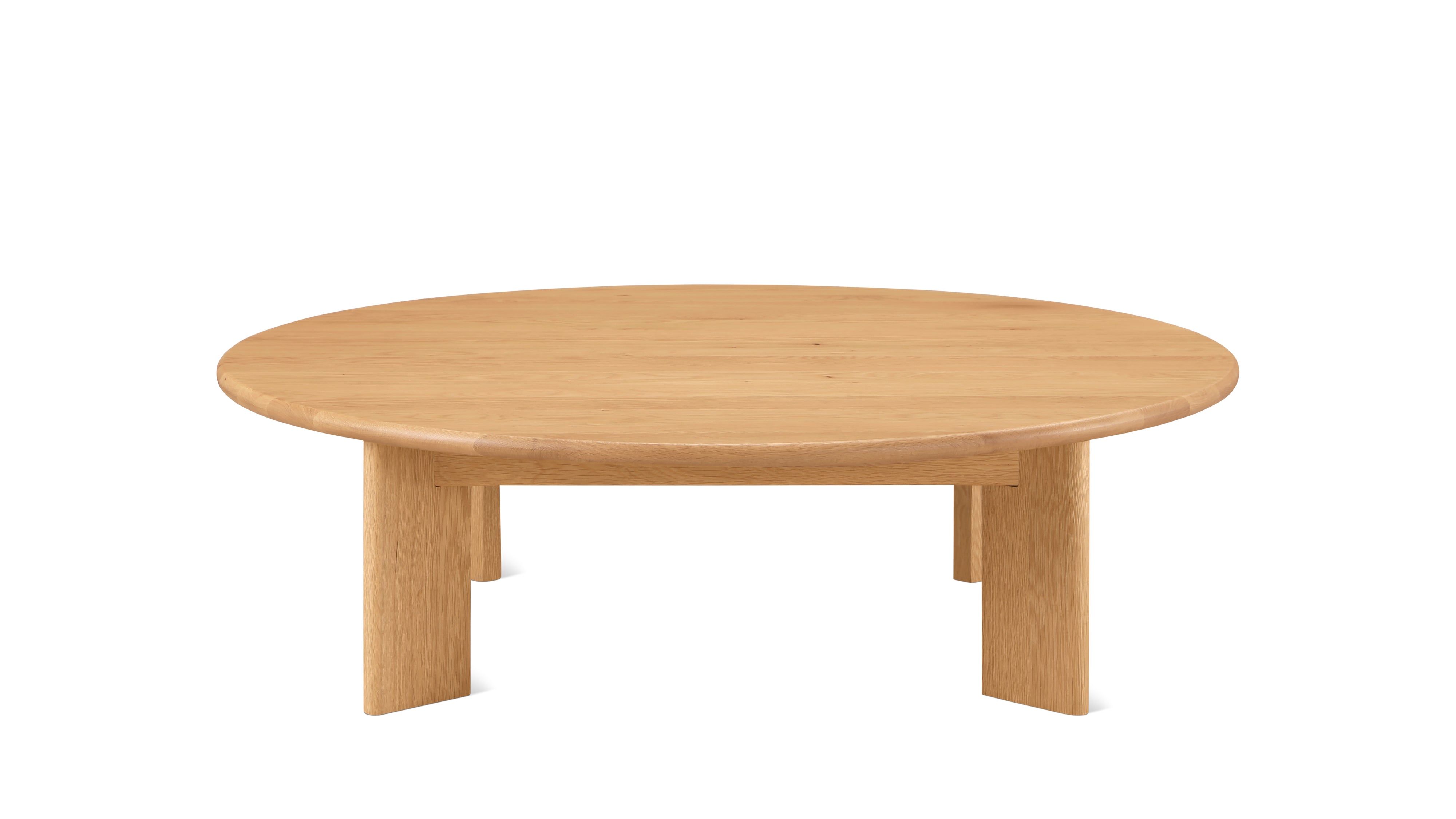Frame Round Coffee Table, Large, Oak