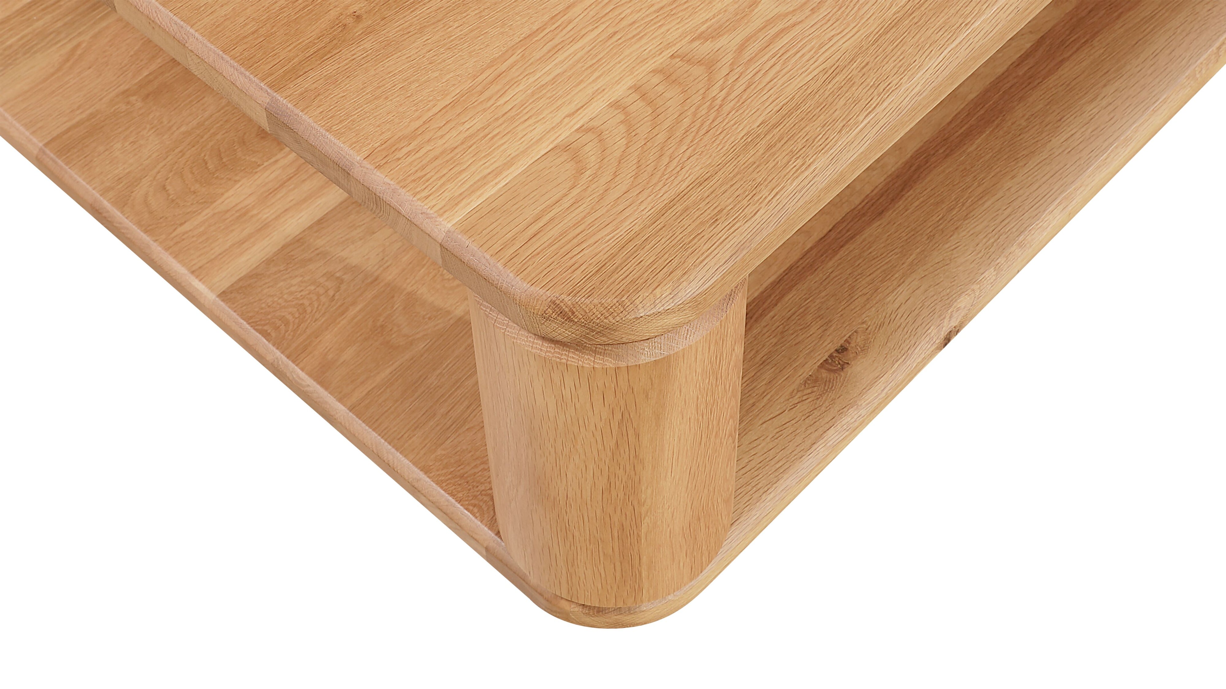Double Feature Coffee Table, Large, Oak