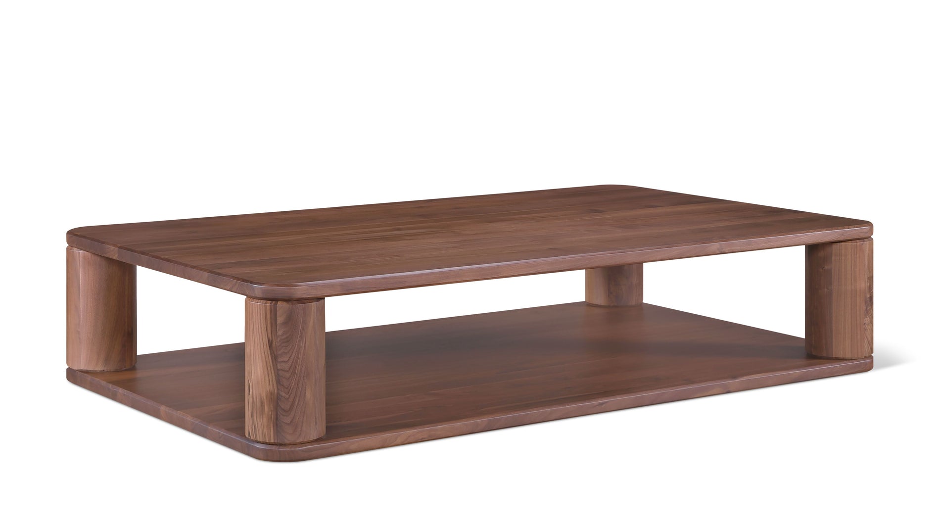 Double Feature Coffee Table, Large, American Walnut_image