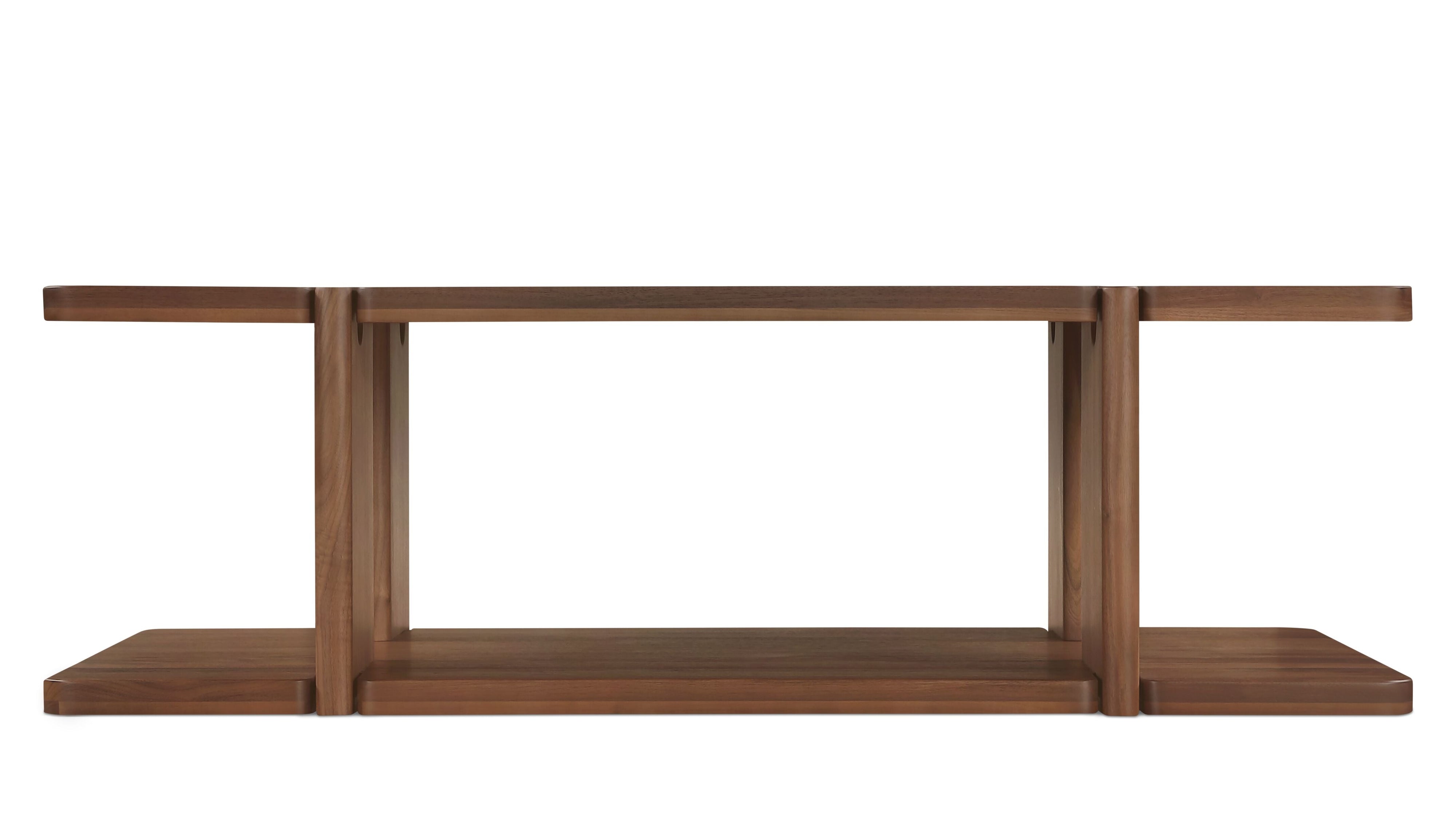 Get Closer Coffee Table, Regular, American Walnut