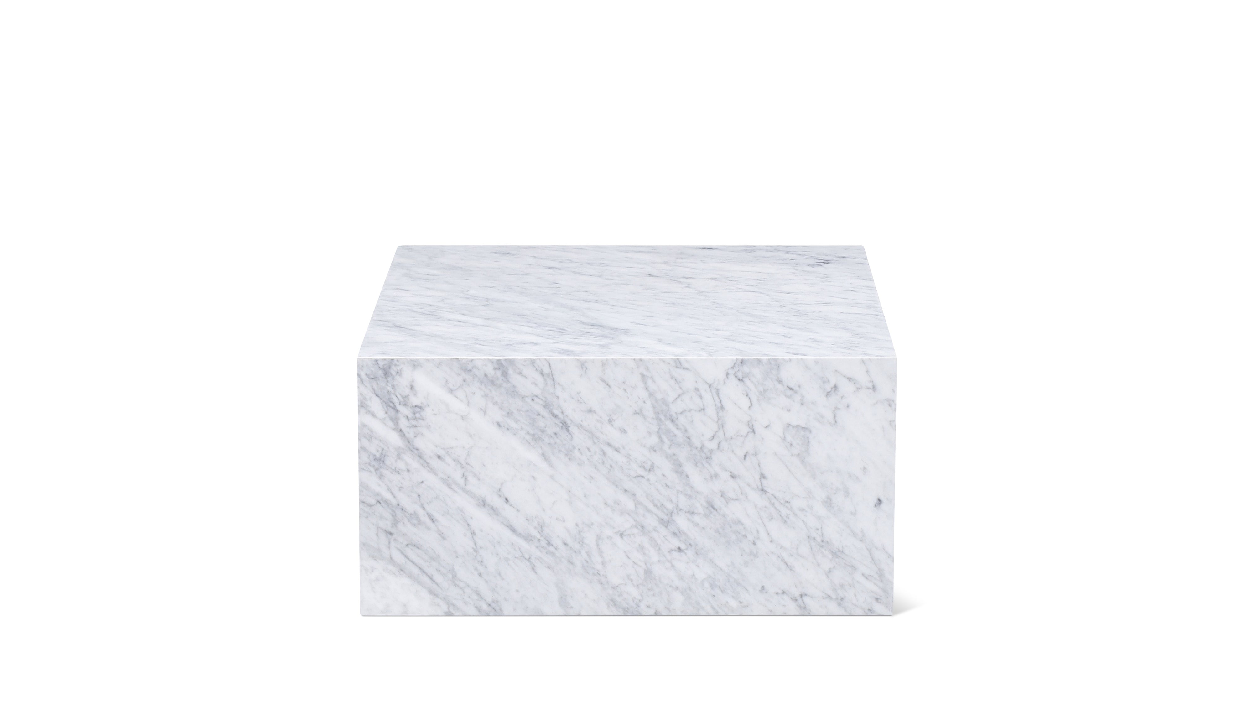 Align Coffee Table, Regular, Carrara Marble