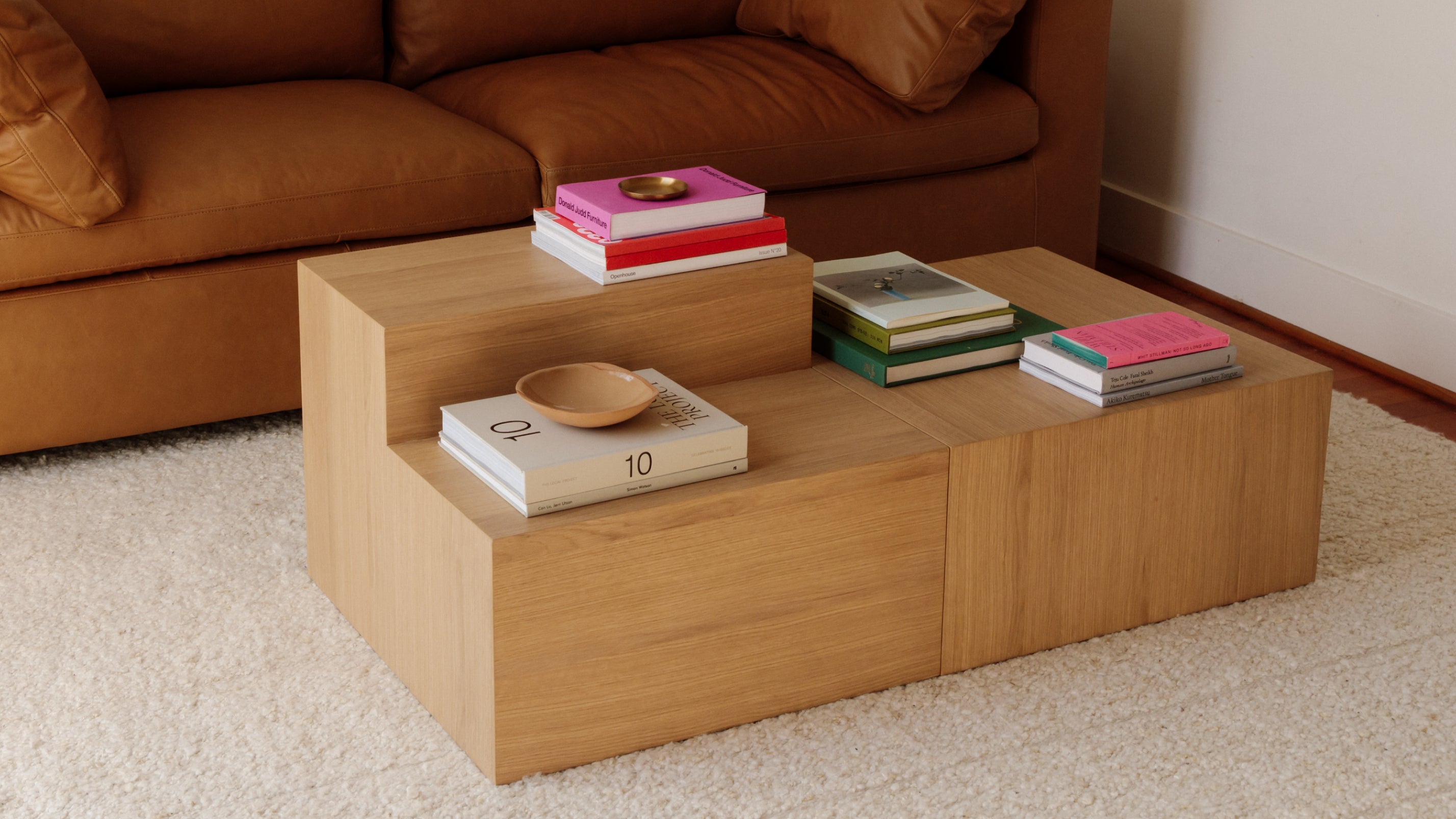 Align Coffee Table, Tiered, Oak - Sundays CompanyCOF-FC-003-126