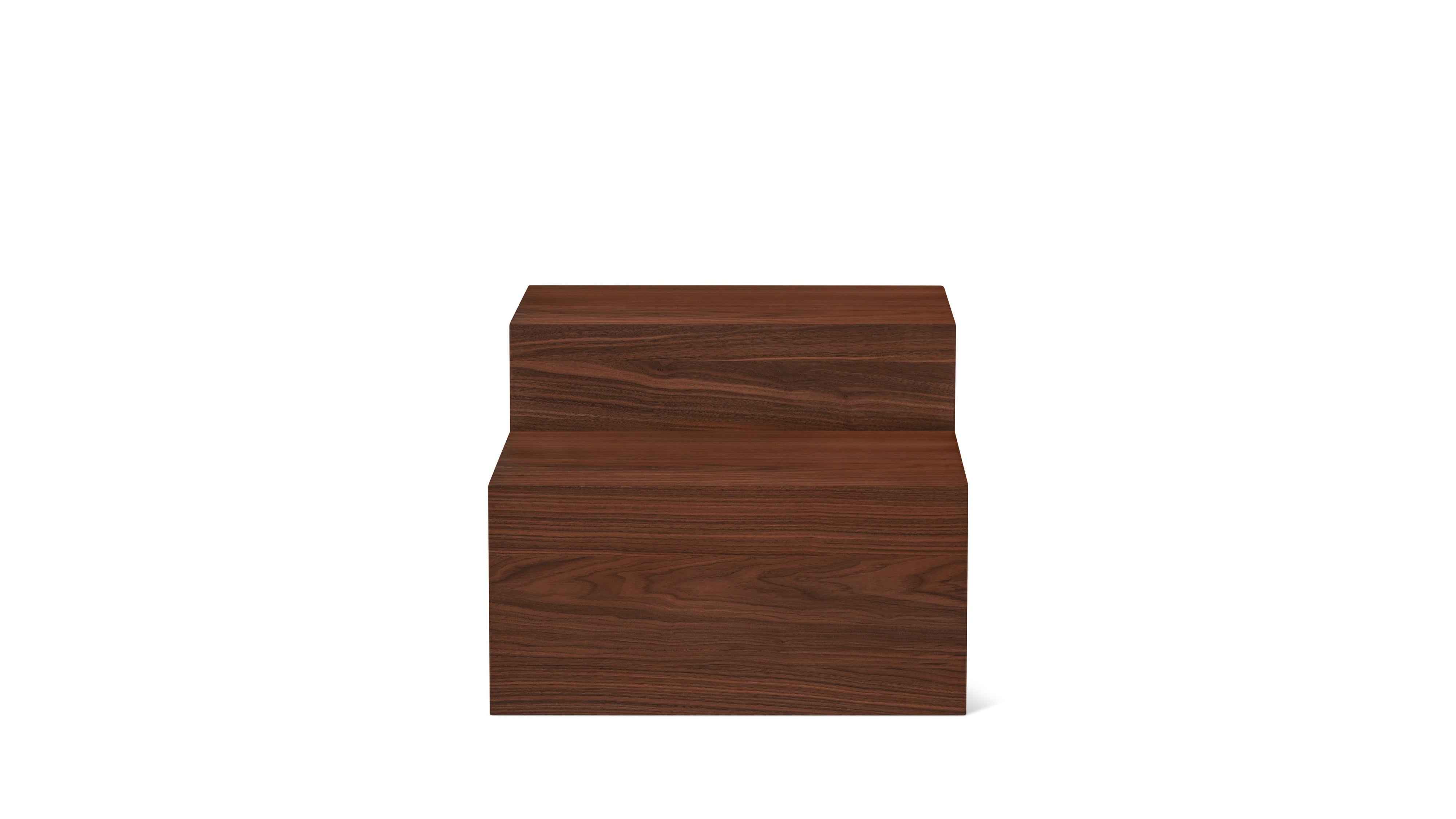 Align Coffee Table, Tiered, Walnut