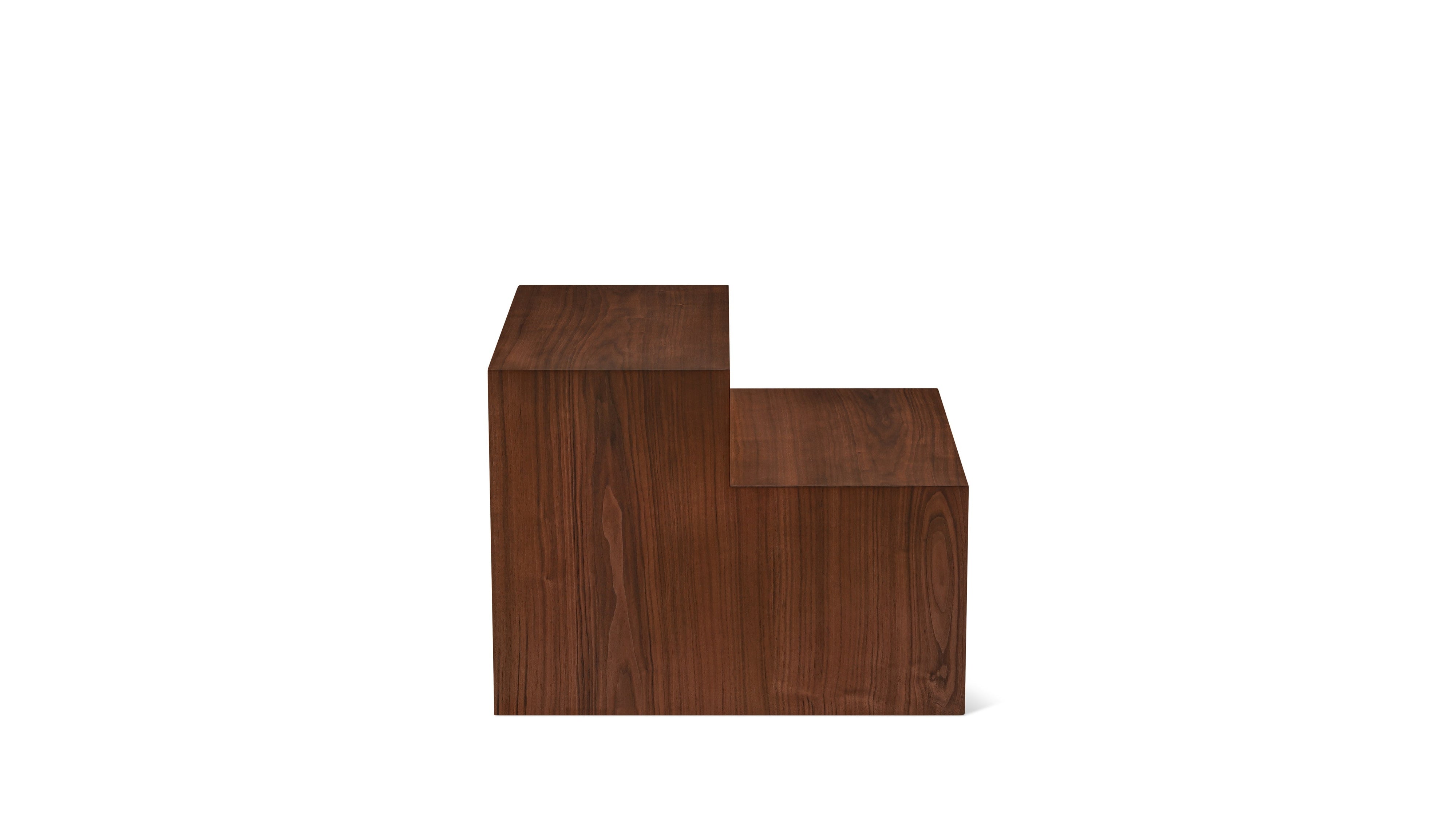 Align Coffee Table, Tiered, Walnut