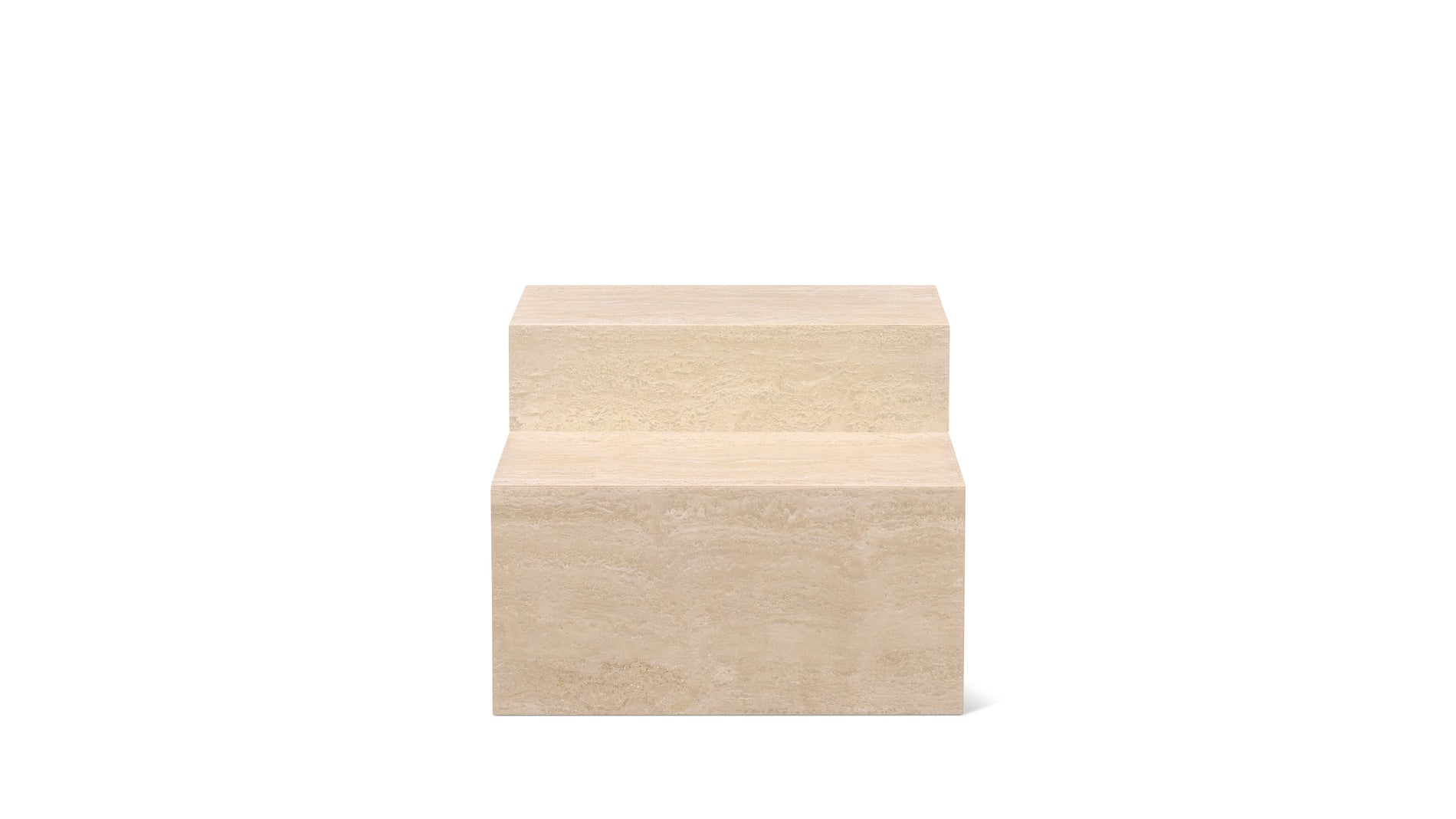 Align Coffee Table, Tiered, Travertine_image