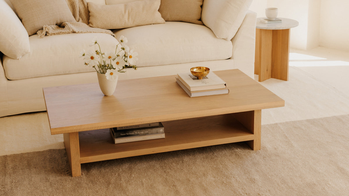 Harbour Coffee Table, Pale Oak