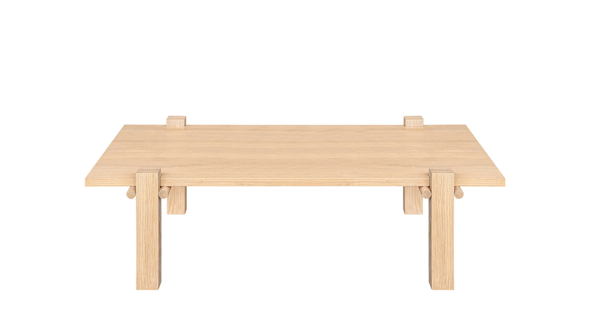 Long Story Coffee Table, Large, Pale Oak