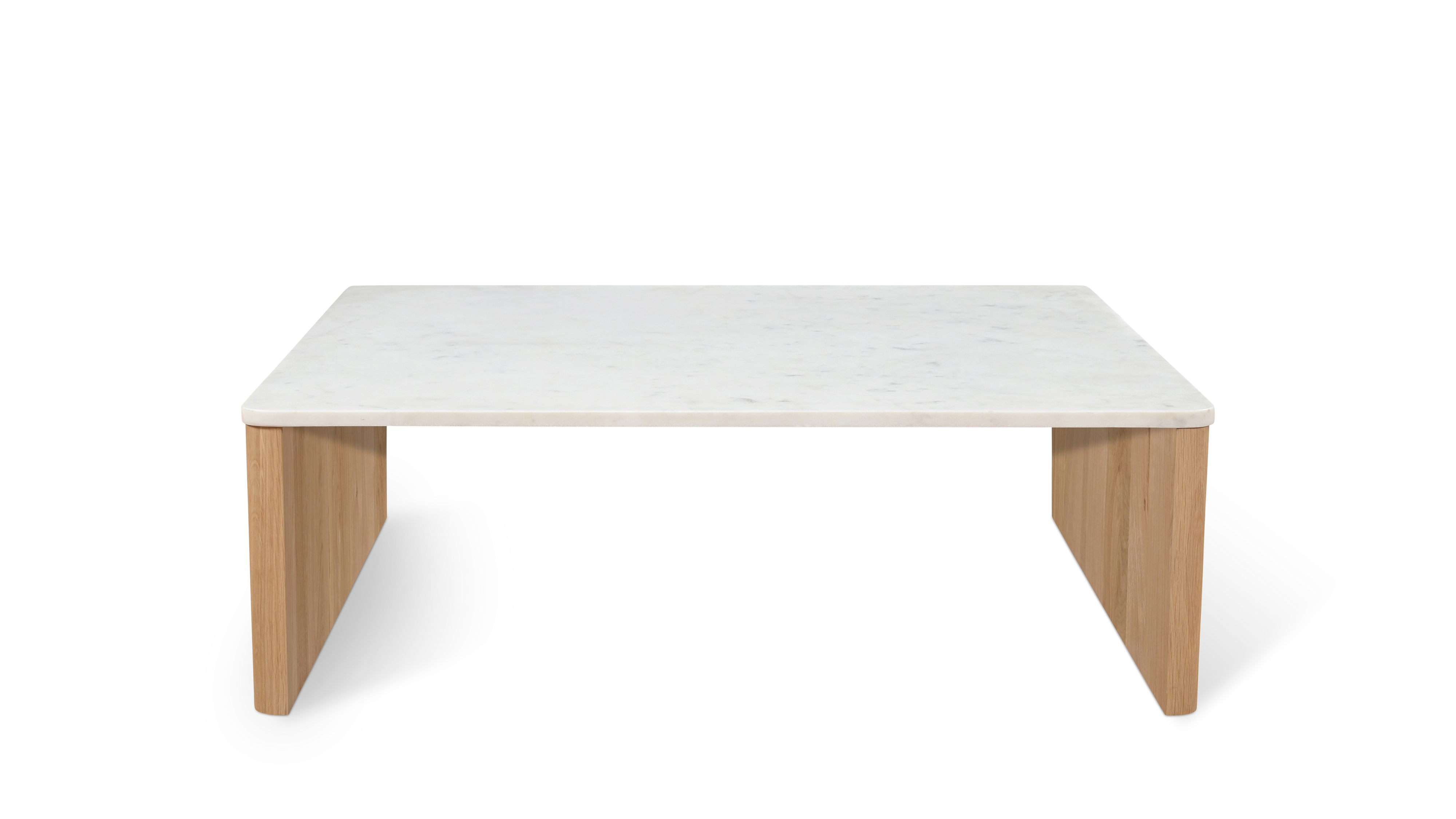 Form Marble Coffee Table, Oak - Image 2