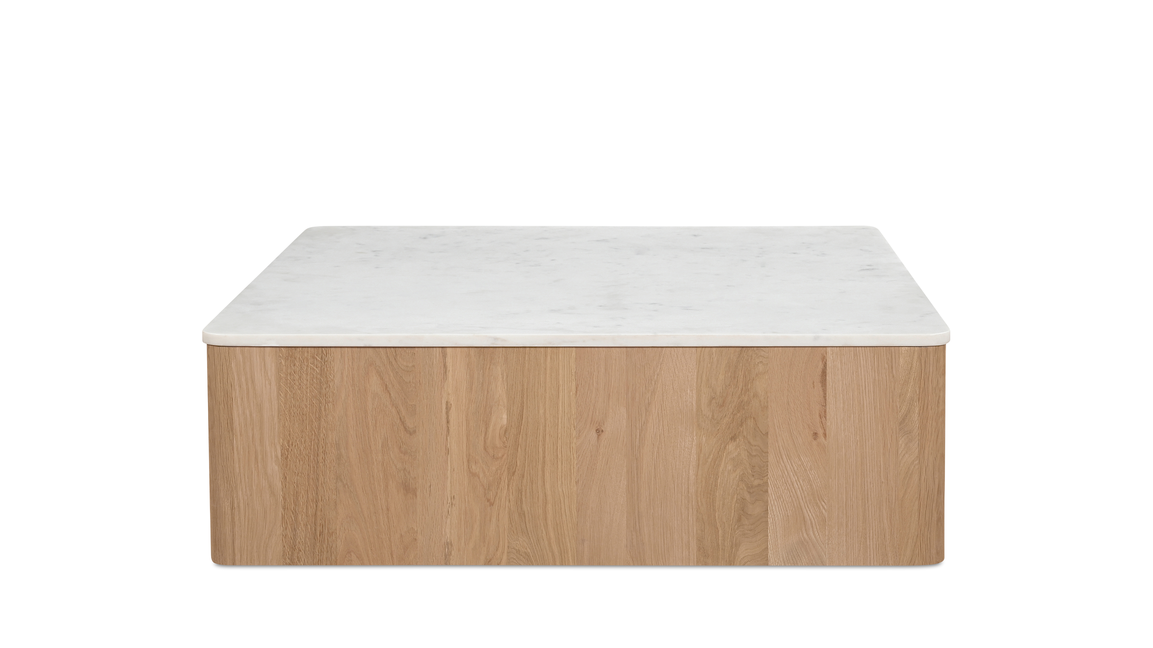 Form Marble Coffee Table, Oak - Image 3