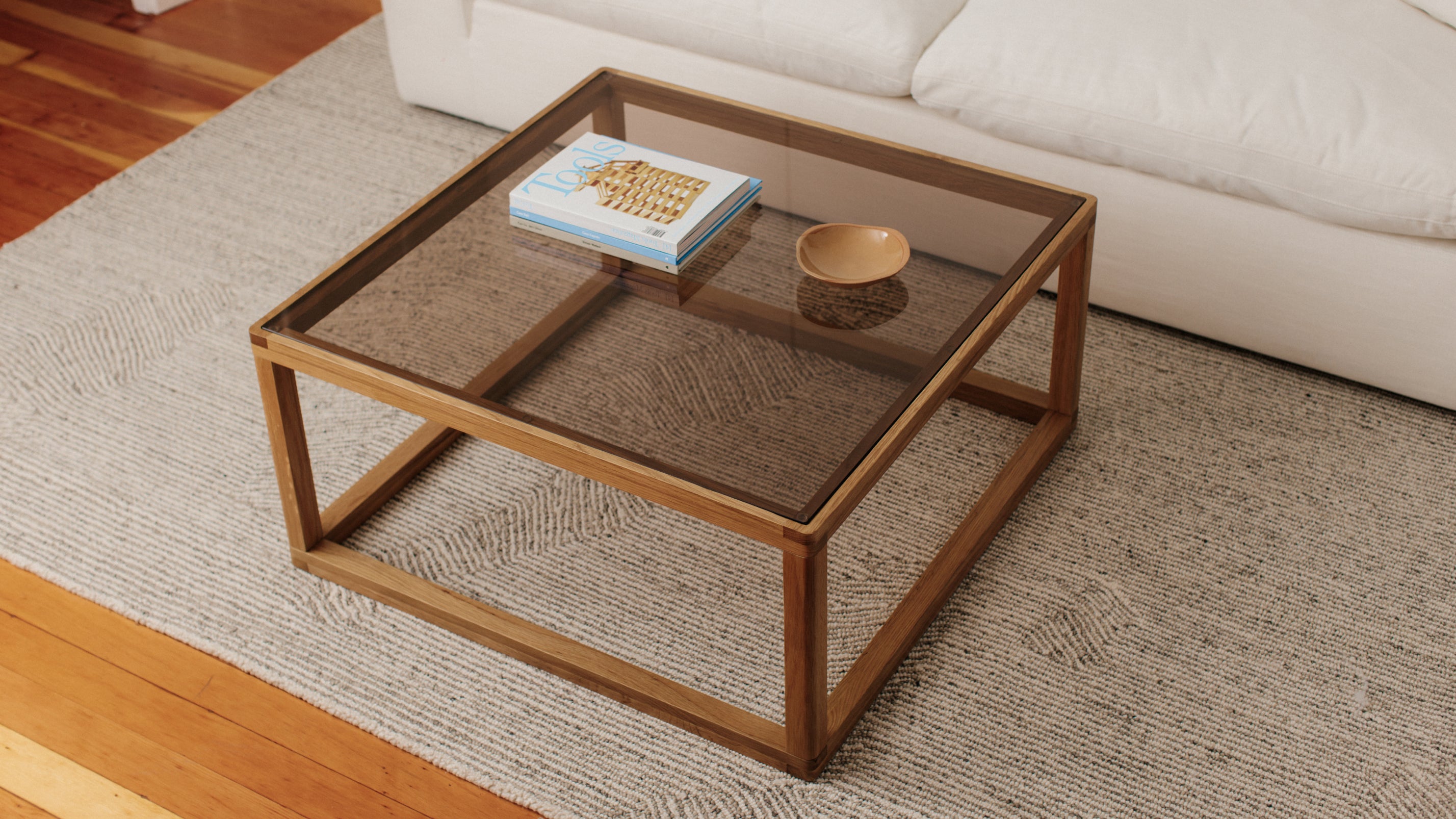 Glimpse Coffee Table, White Oak