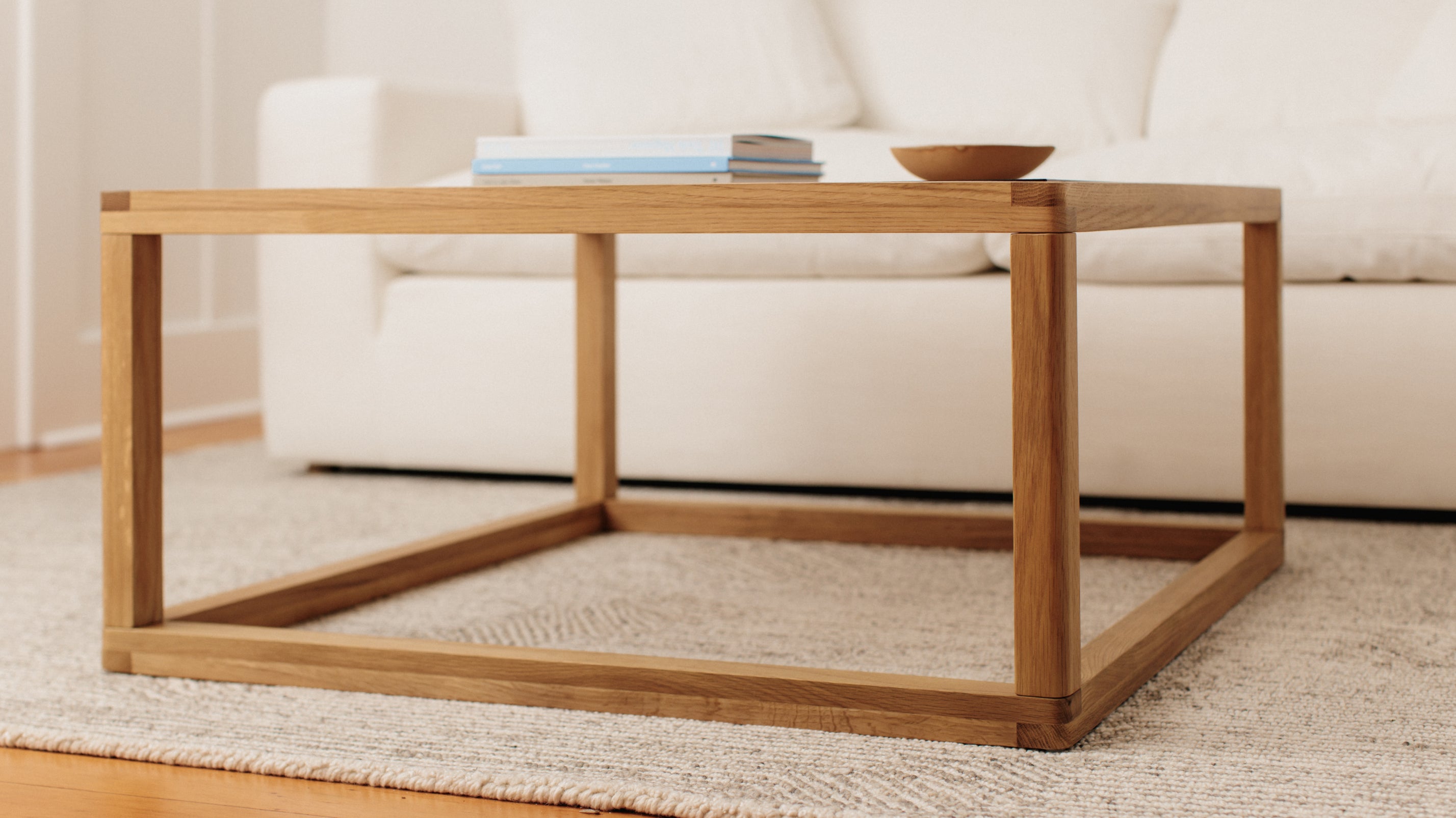 Glimpse Coffee Table, White Oak