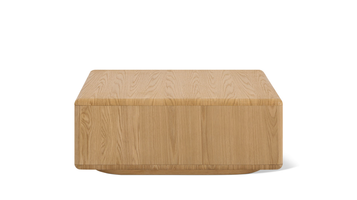 Main Stage Storage Coffee Table, White Oak — alternate view
